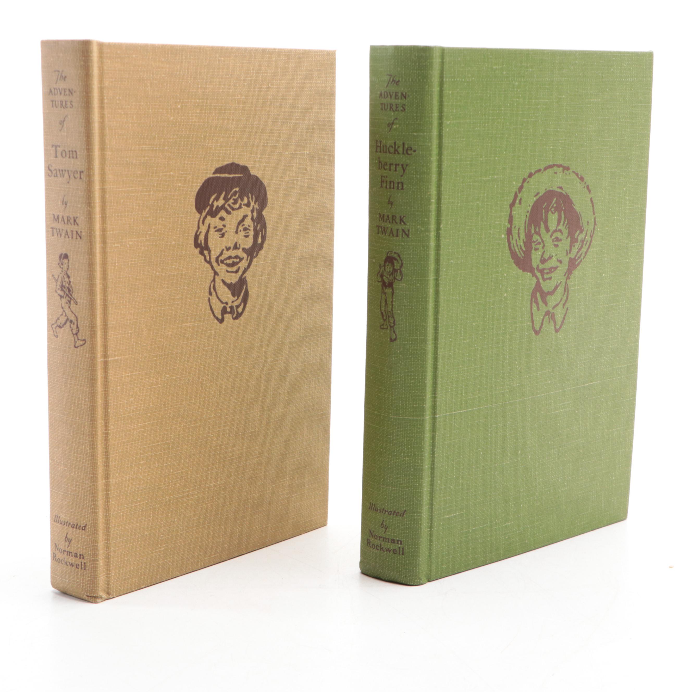 Norman Rockwell Illustrated "Tom Sawyer" and "Huck Finn" by Mark Twain, 1964