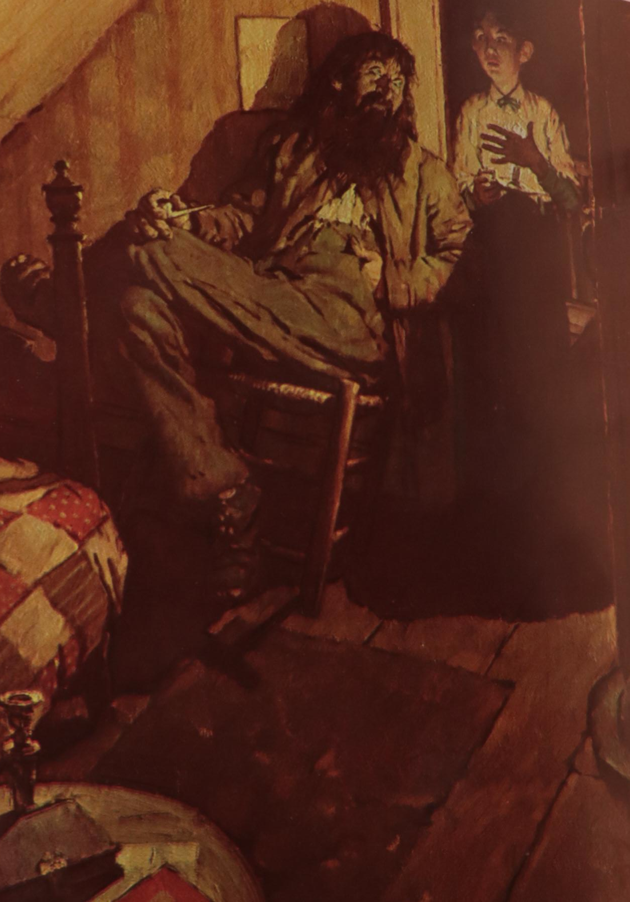 Norman Rockwell Illustrated "Tom Sawyer" and "Huck Finn" by Mark Twain, 1964