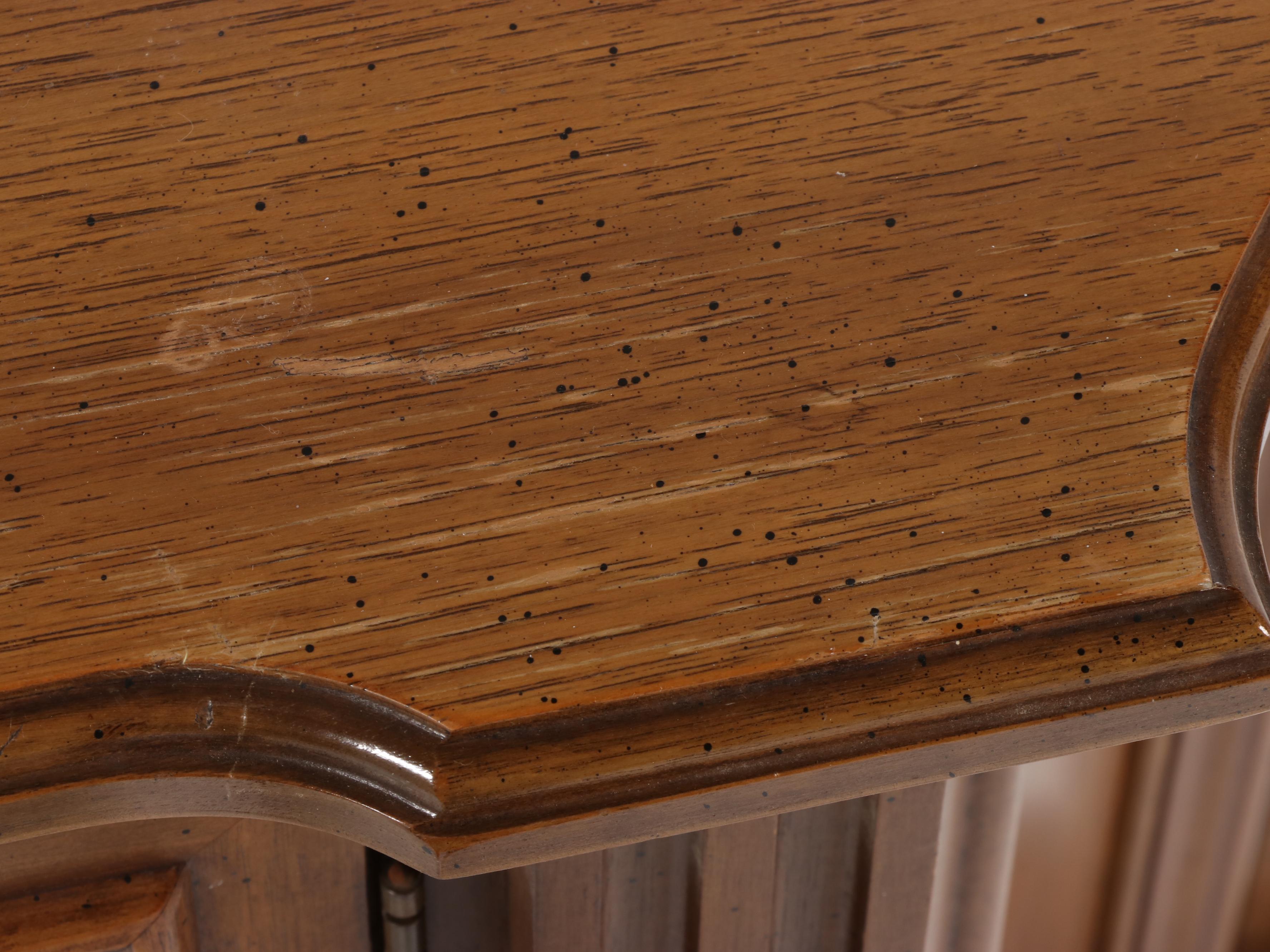 Federal Style Walnut Finish Credenza