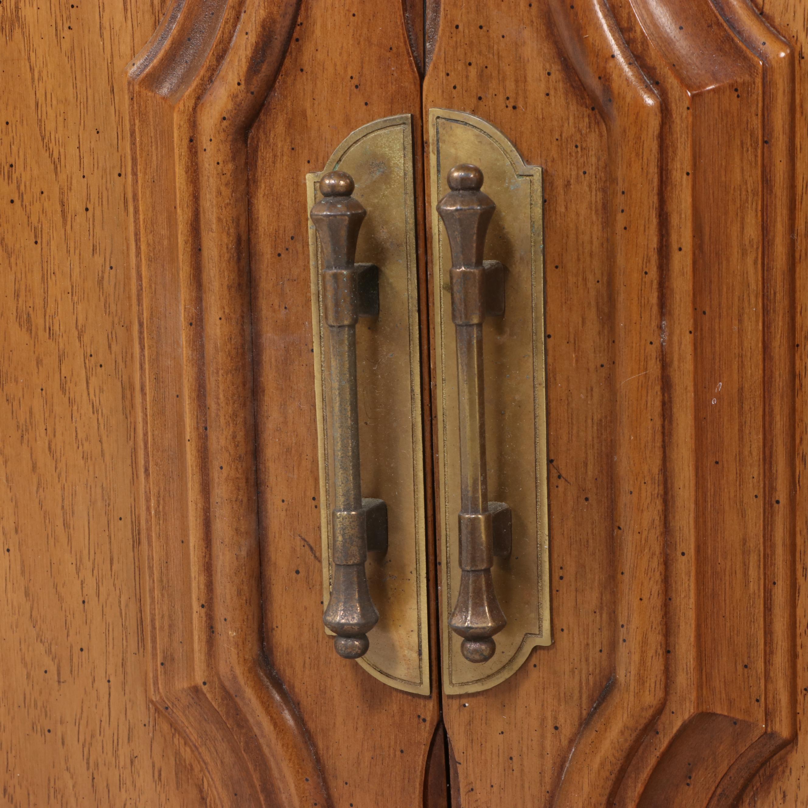 Federal Style Walnut Finish Credenza