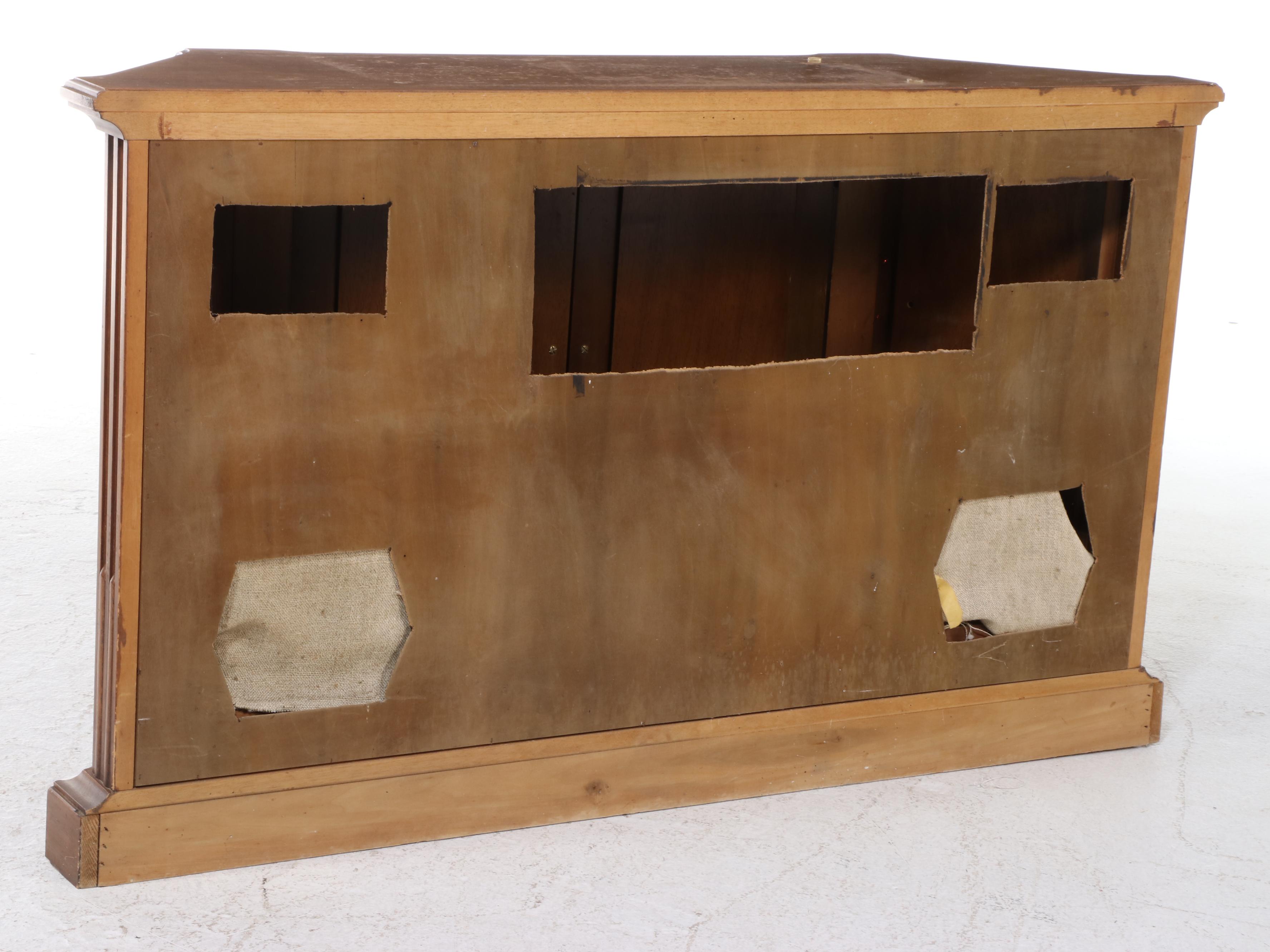 Federal Style Walnut Finish Credenza