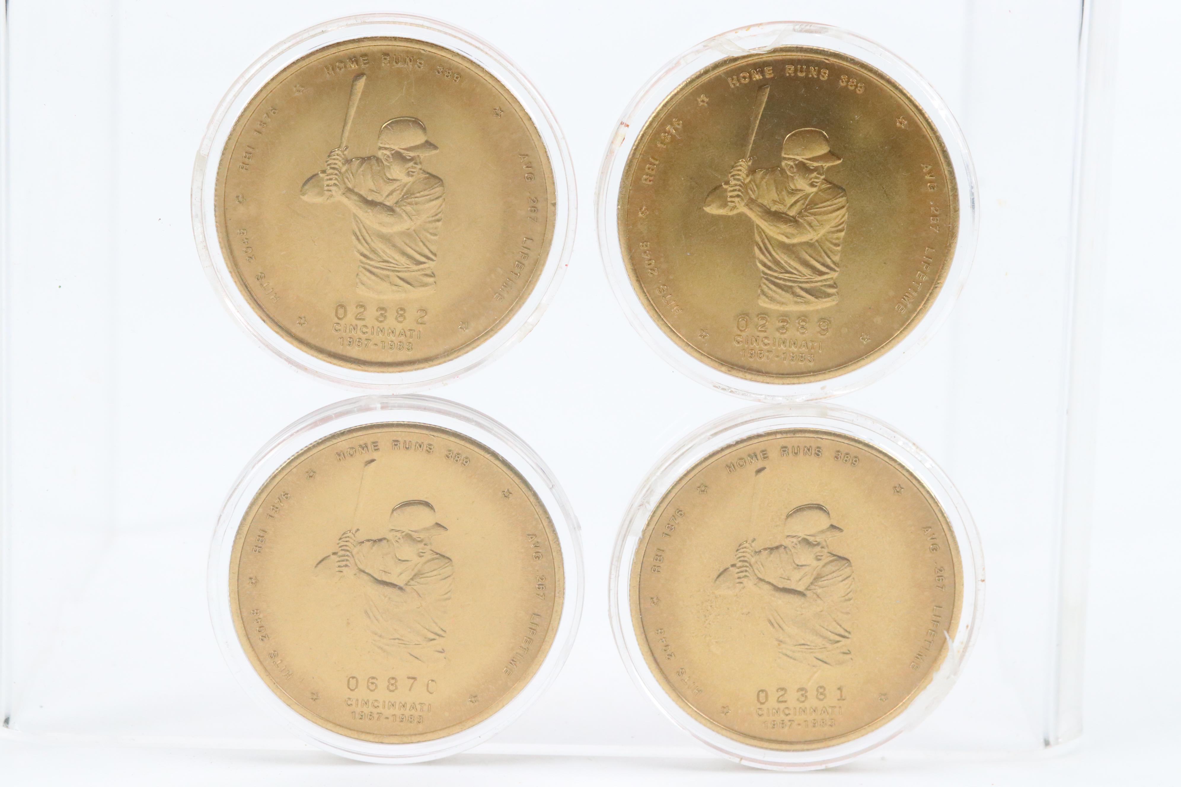 Johnny Bench Limited Edition Hall Of Fame Cincinnati Reds Coins