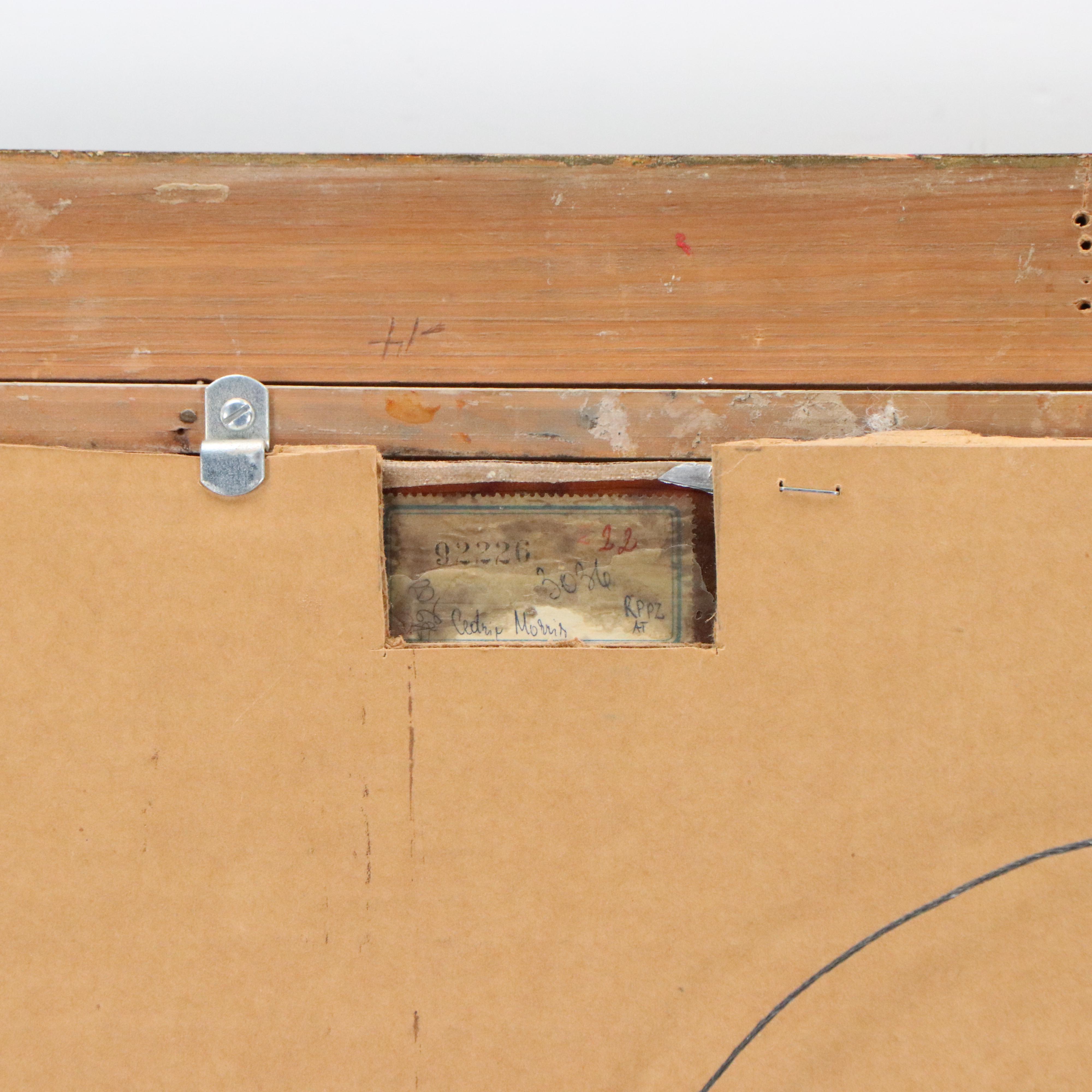 Bucolic Landscape Oil Painting of Domestic Scene, Circa 1871