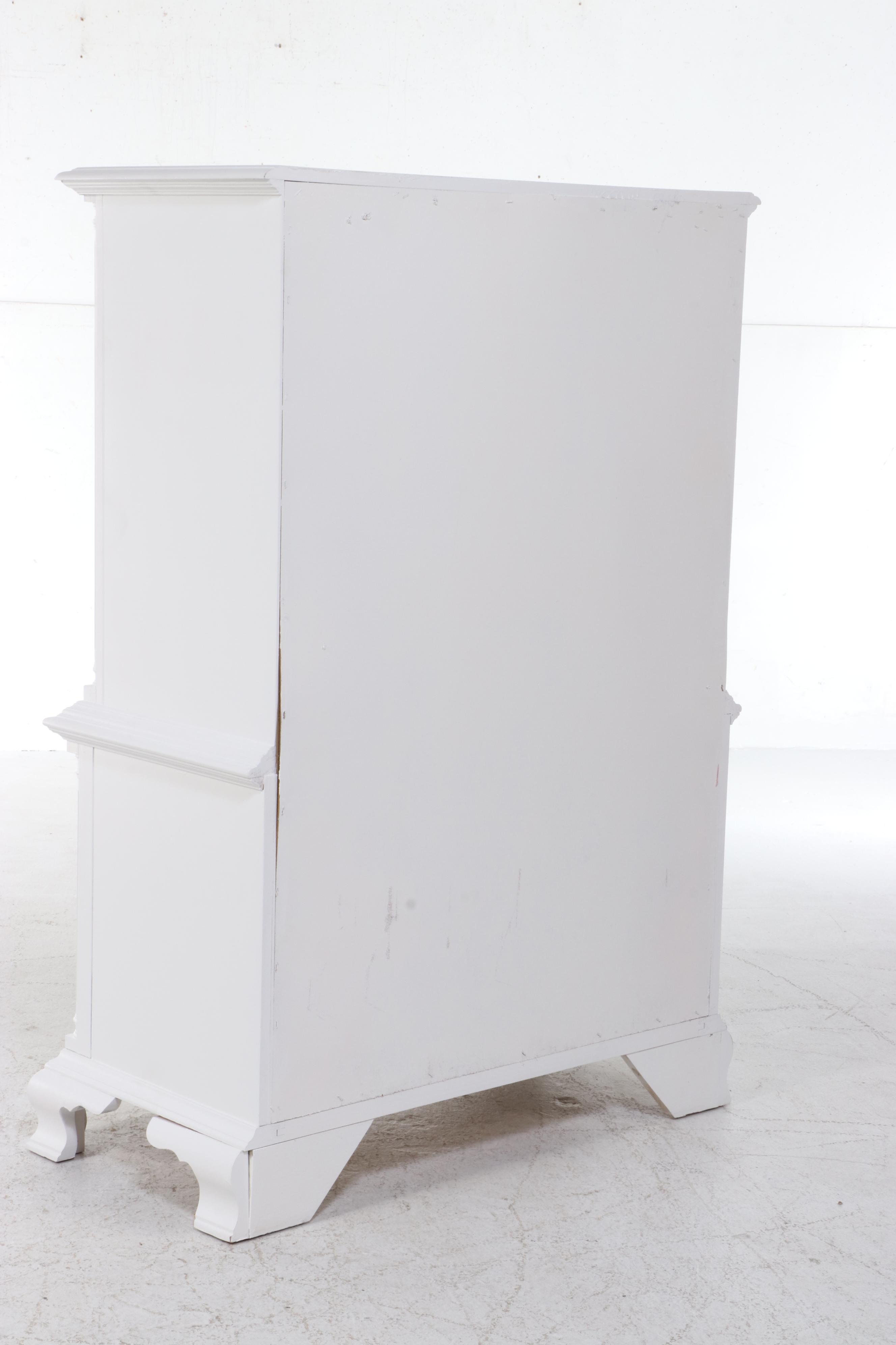 * Re-Purposed Tallboy Dresser to Elevated Bar Cabinet