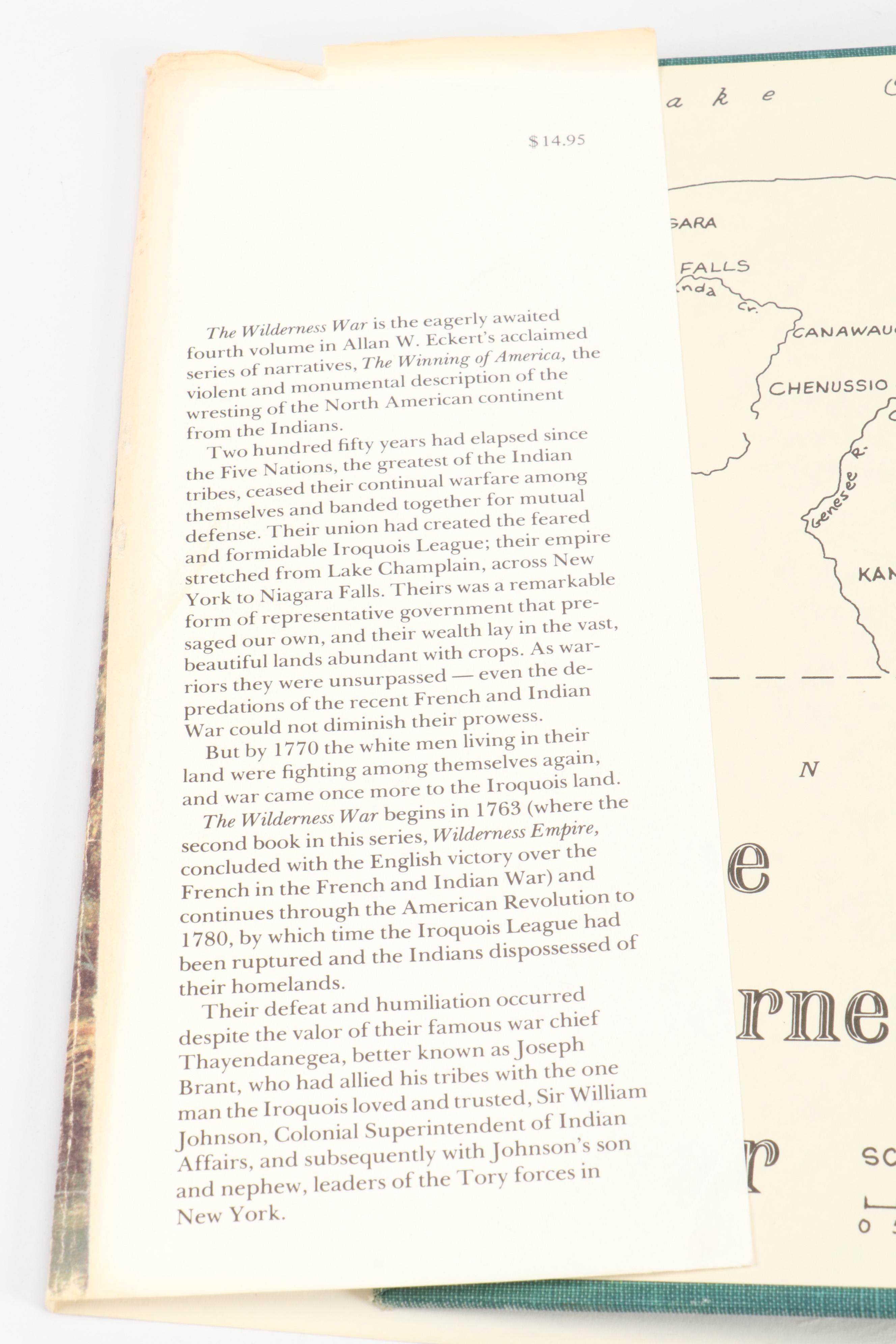 Second Printing "The Wilderness War" and "The Frontiersmen" by Allan W. Eckert