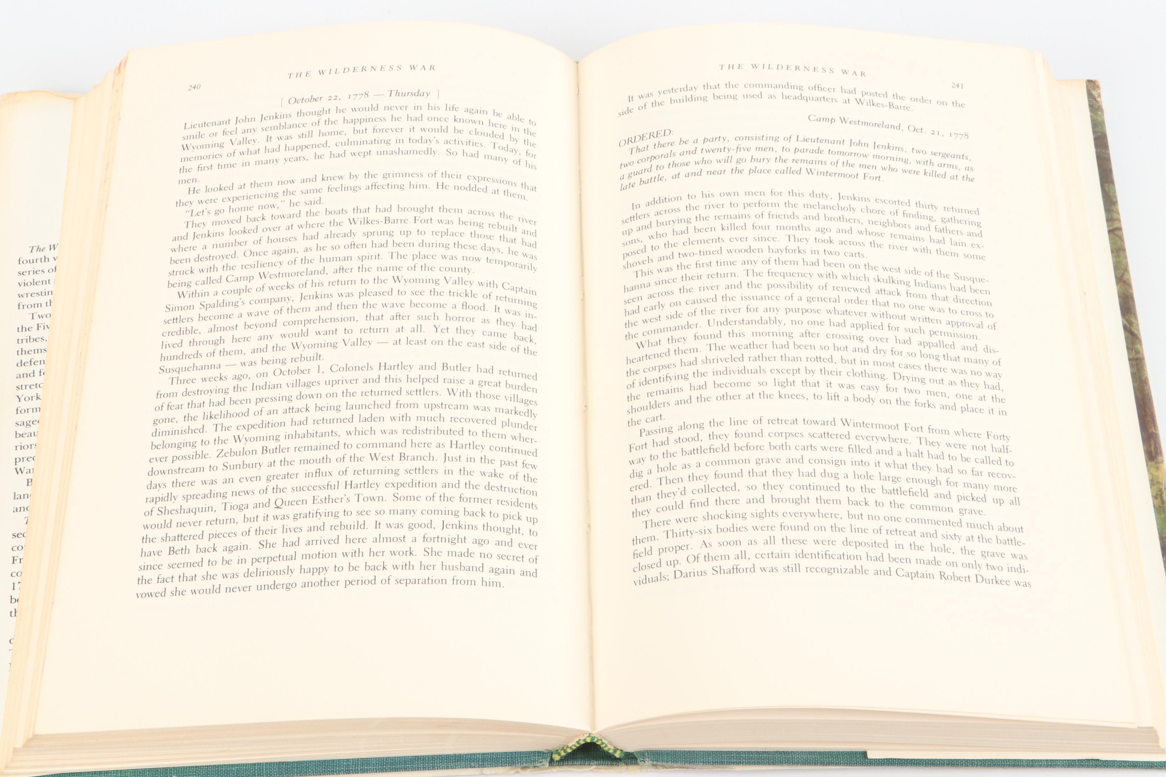 Second Printing "The Wilderness War" and "The Frontiersmen" by Allan W. Eckert