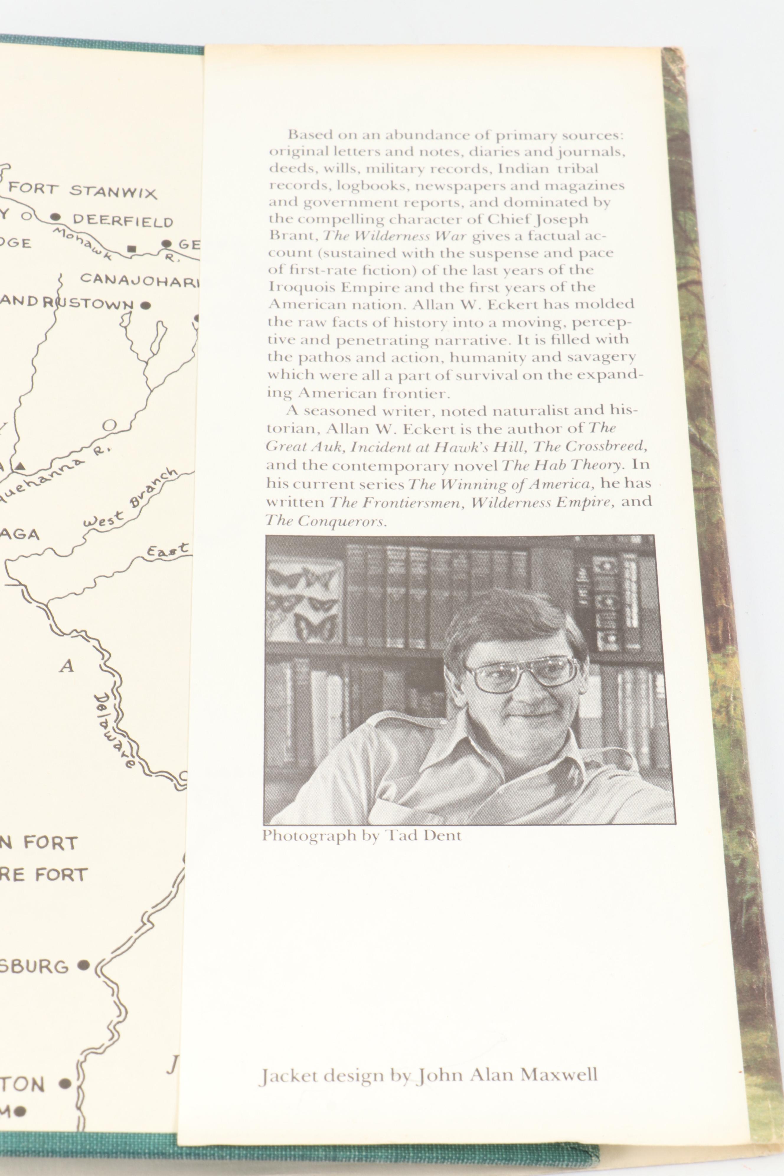 Second Printing "The Wilderness War" and "The Frontiersmen" by Allan W. Eckert