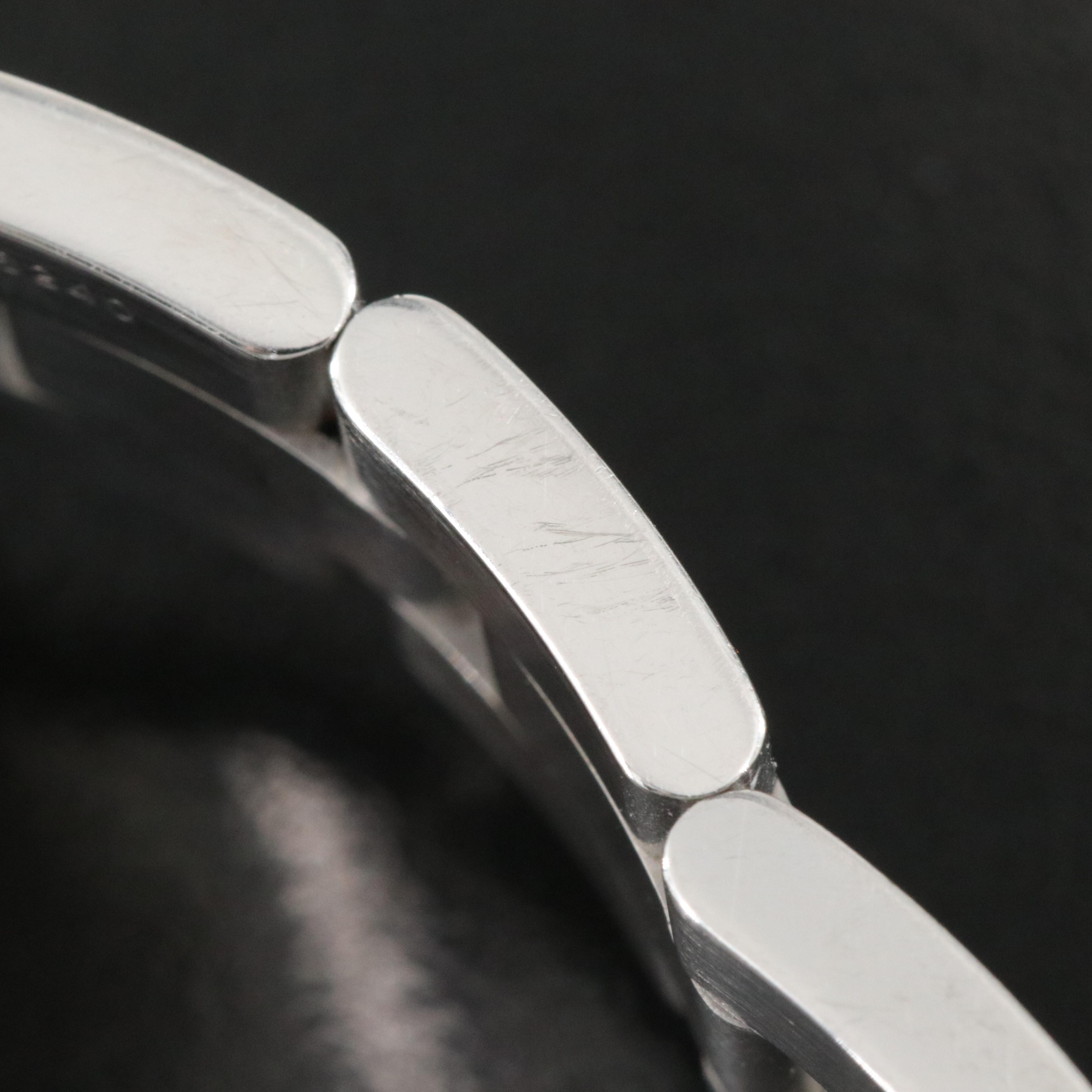 2002 Rolex Oyster Perpetual White Roman Dial Date Watch