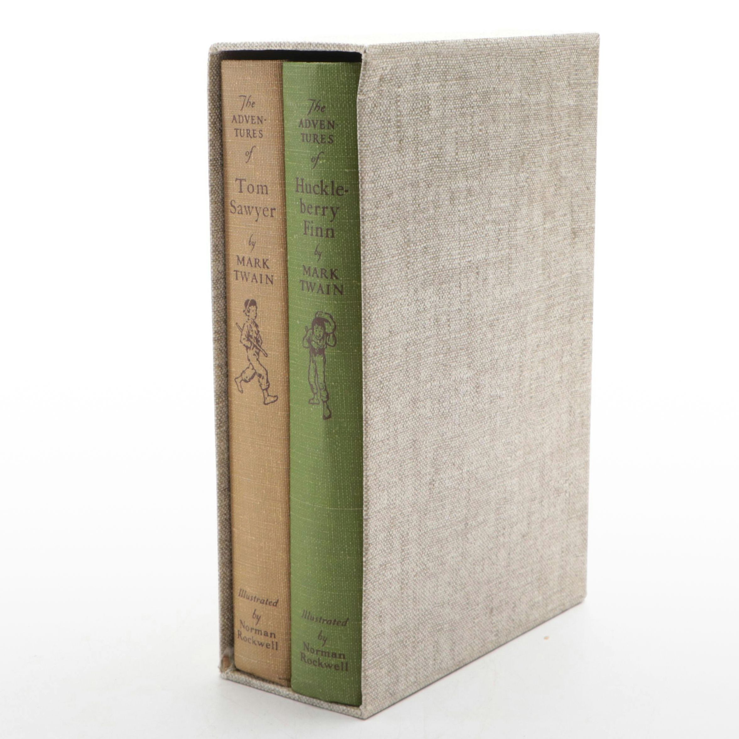 Norman Rockwell Illustrated "Tom Sawyer" and "Huck Finn" by Mark Twain, 1964