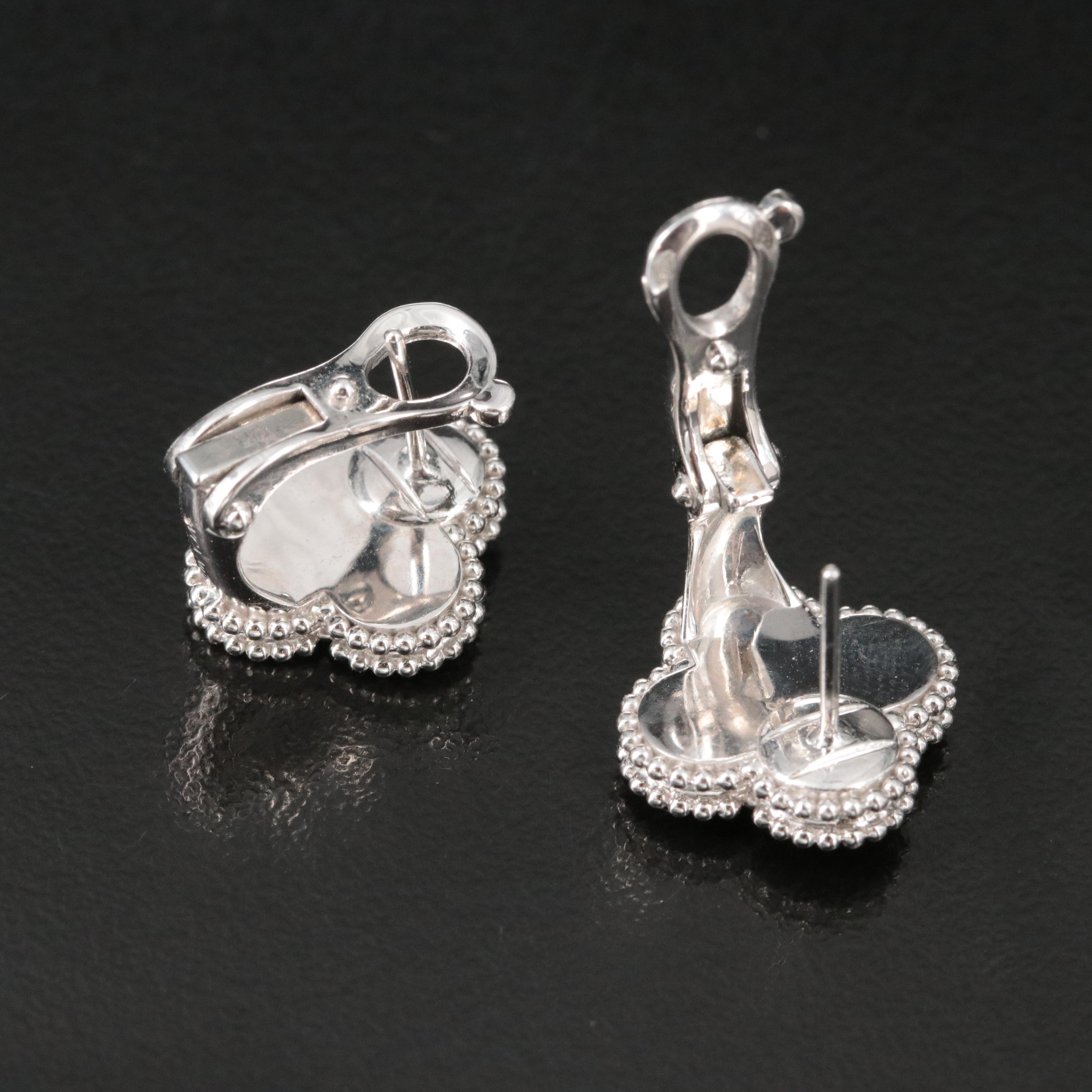 Van Cleef & Arpels Alhambra 18K Earrings