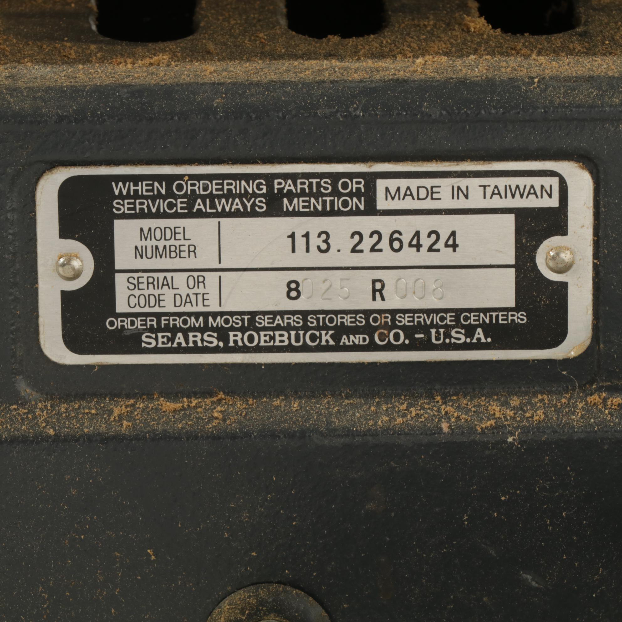 Craftsman Combination Belt & Disc Sander