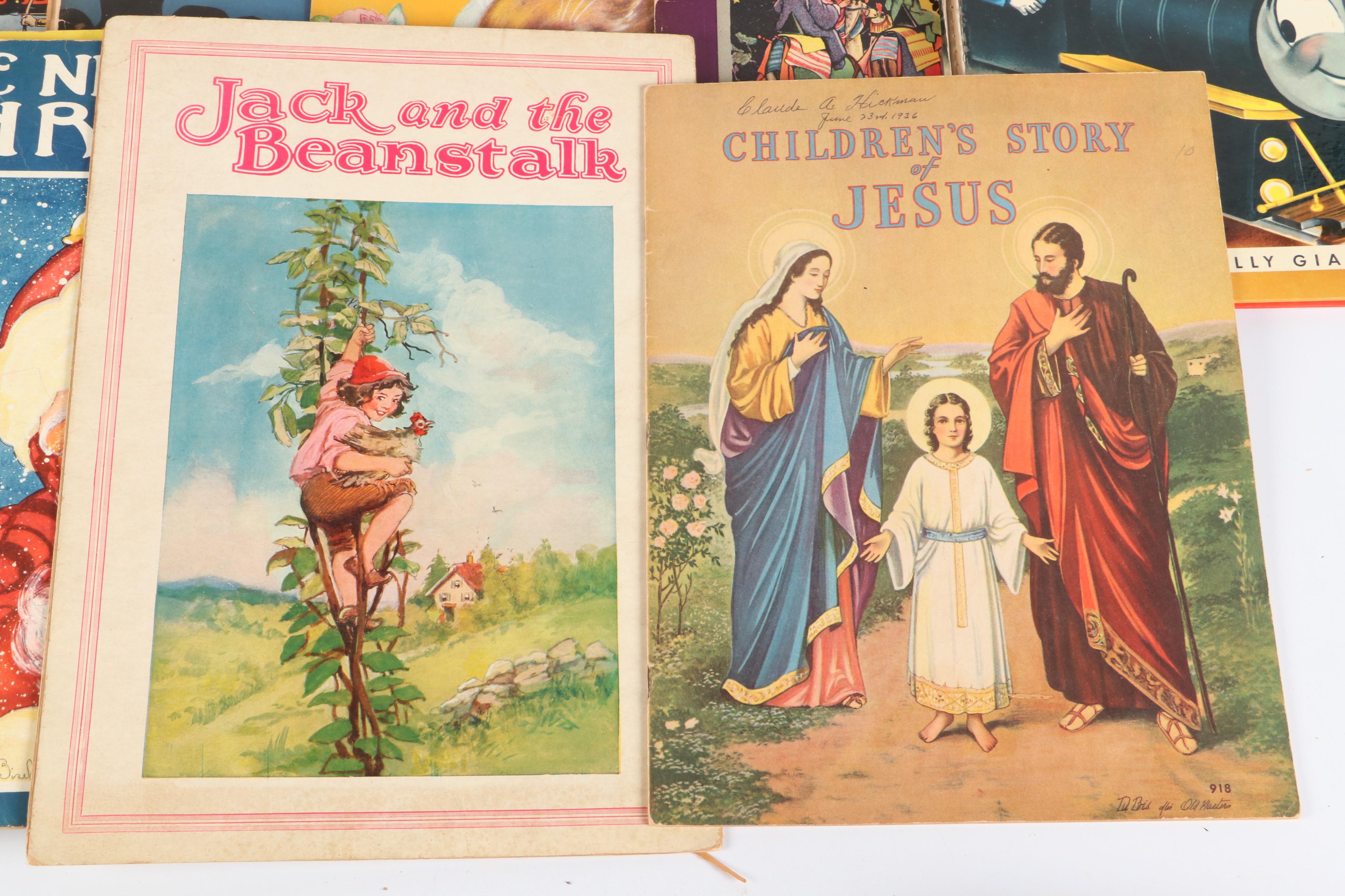 "Mickey Mouse, Crusoe" by Walt Disney with More Children's Books, 20th C.