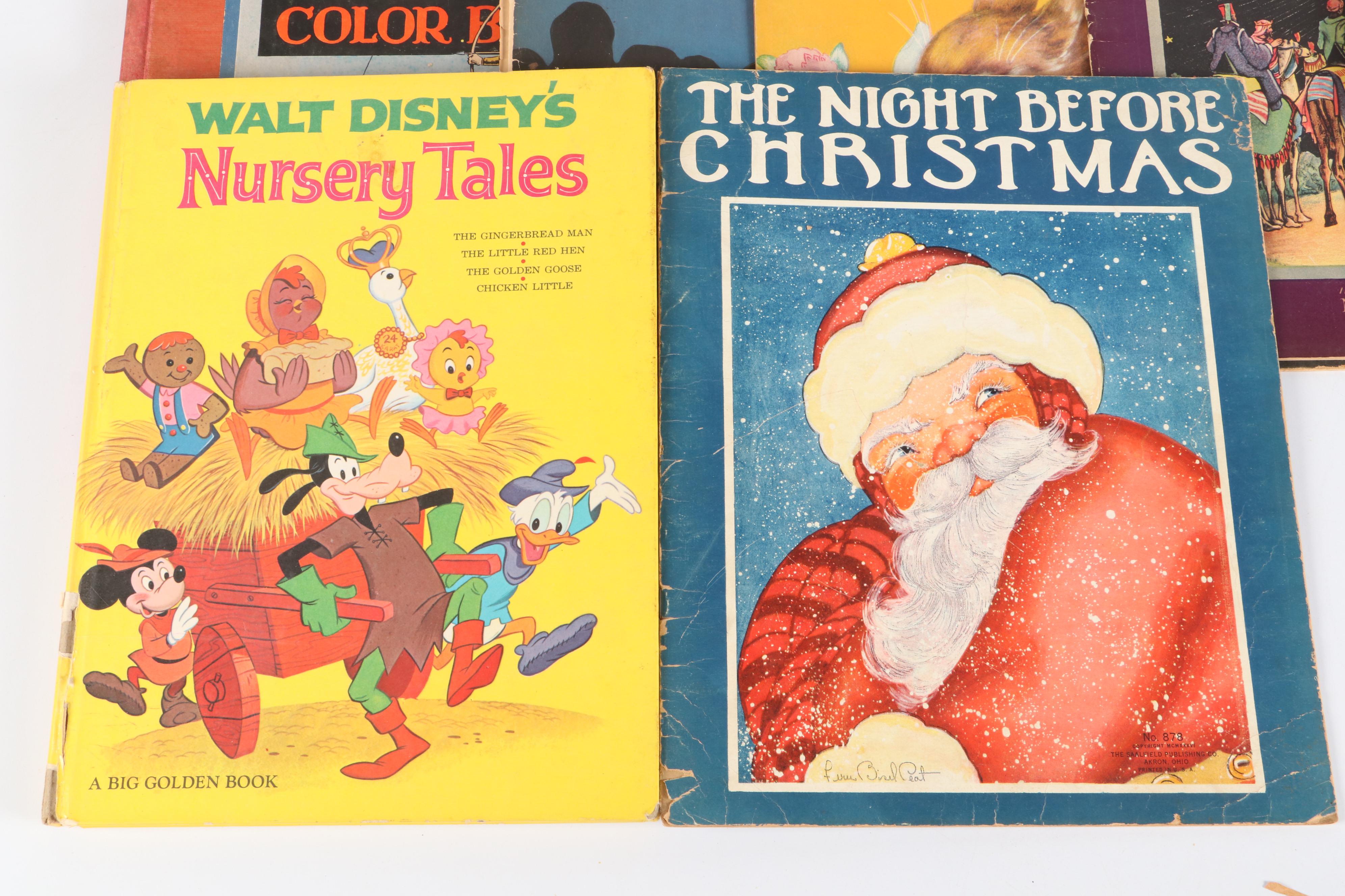 "Mickey Mouse, Crusoe" by Walt Disney with More Children's Books, 20th C.