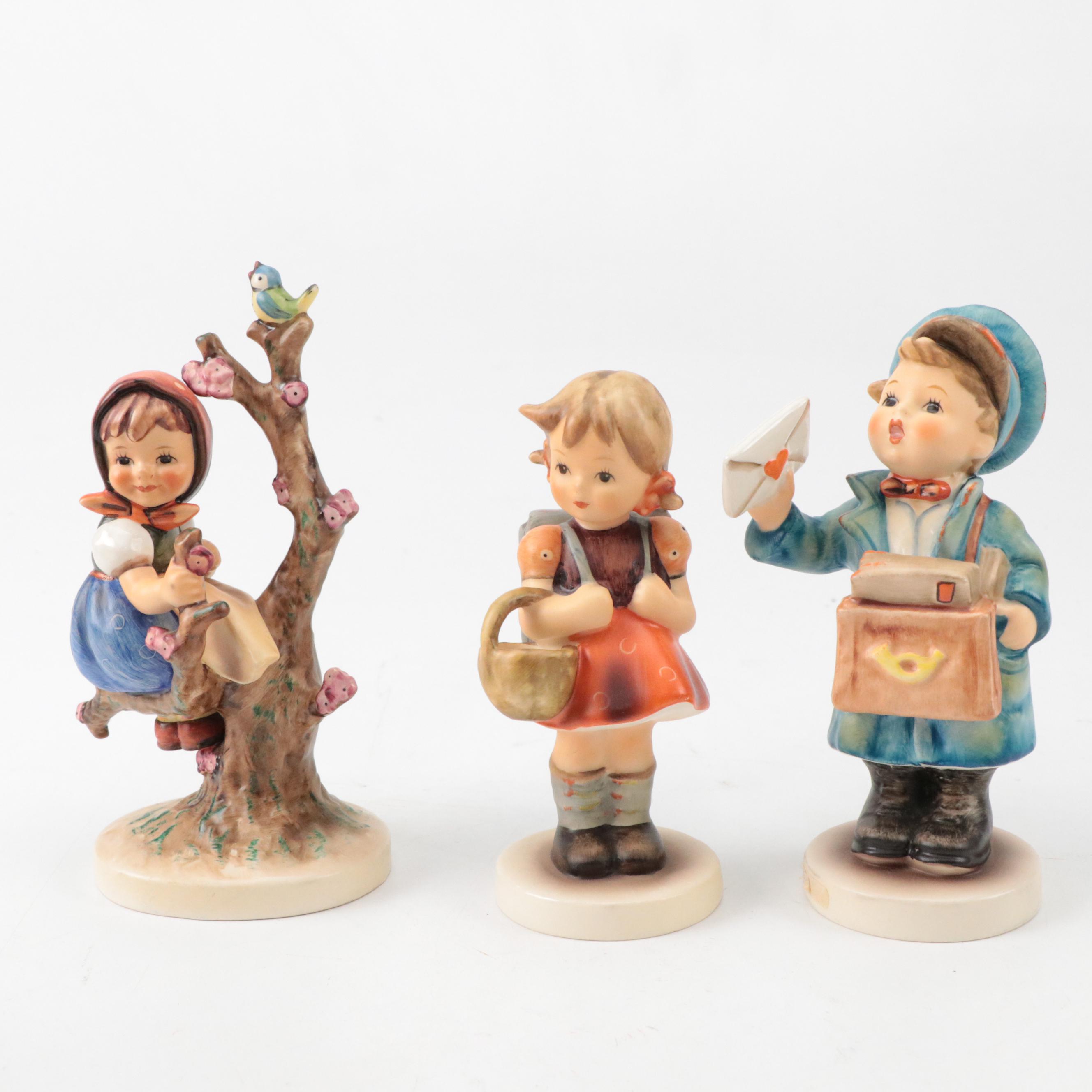 Goebel "School Girl," "Postman" and More Porcelain Hummel Figurines