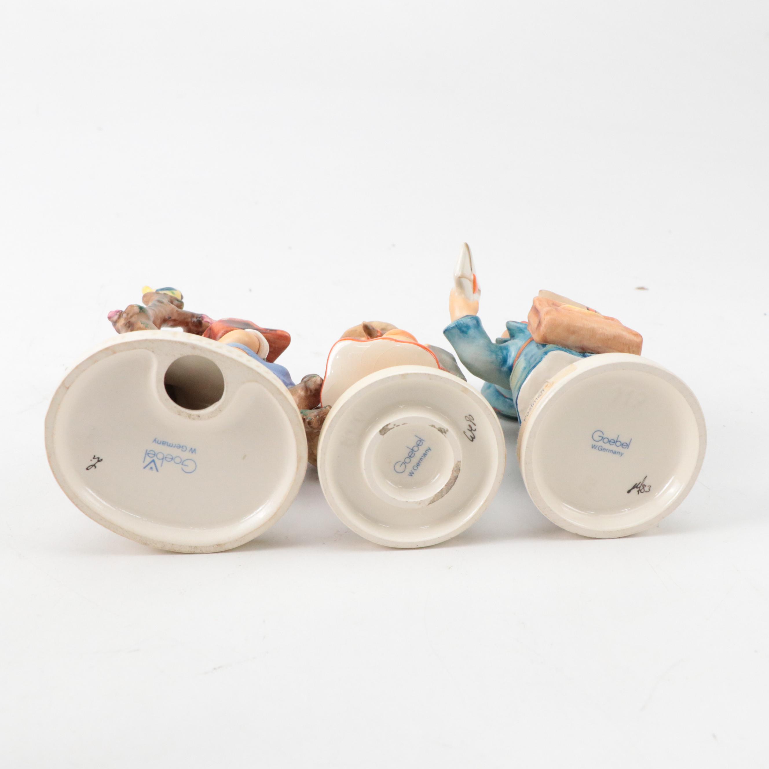 Goebel "School Girl," "Postman" and More Porcelain Hummel Figurines
