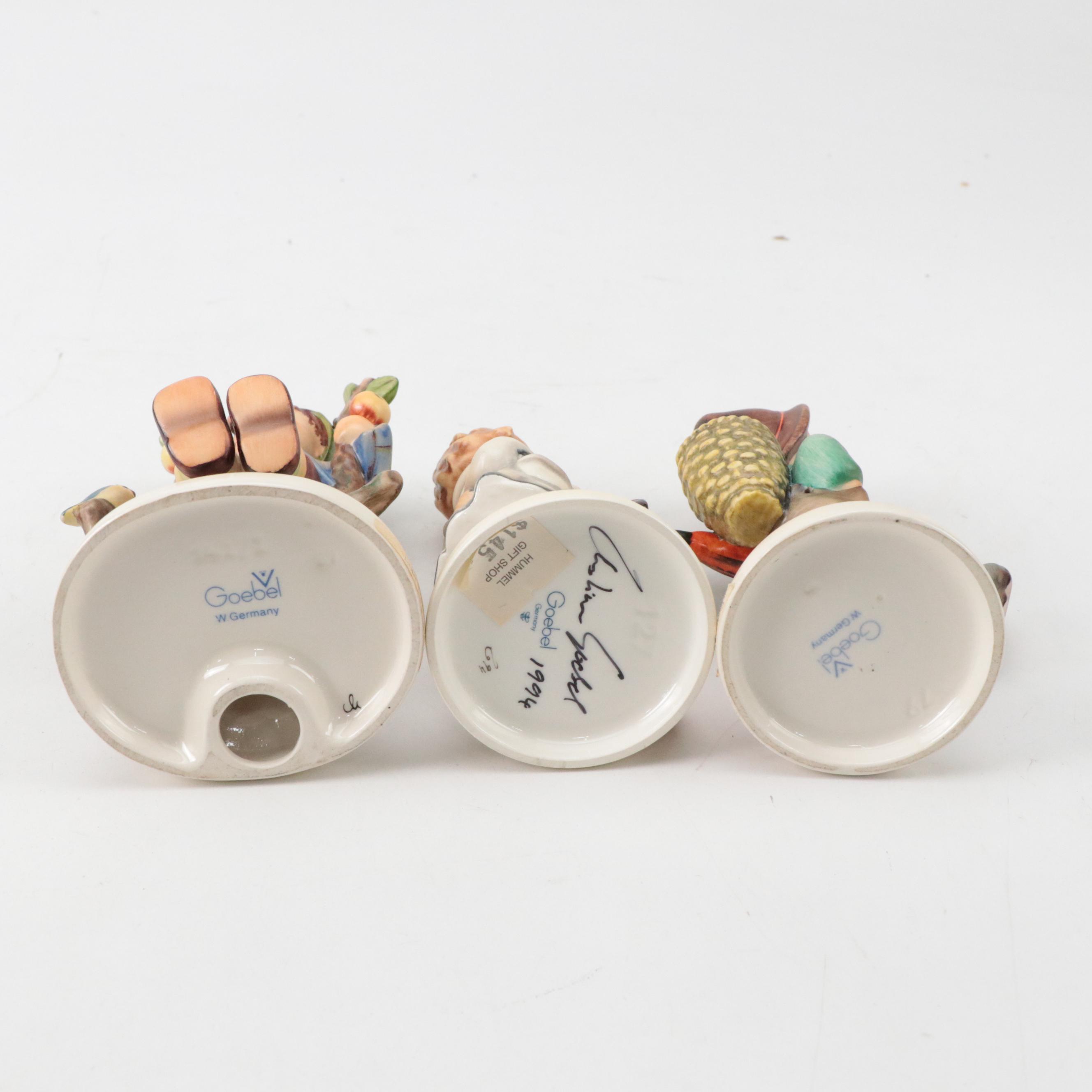Goebel "School Girl," "Postman" and More Porcelain Hummel Figurines