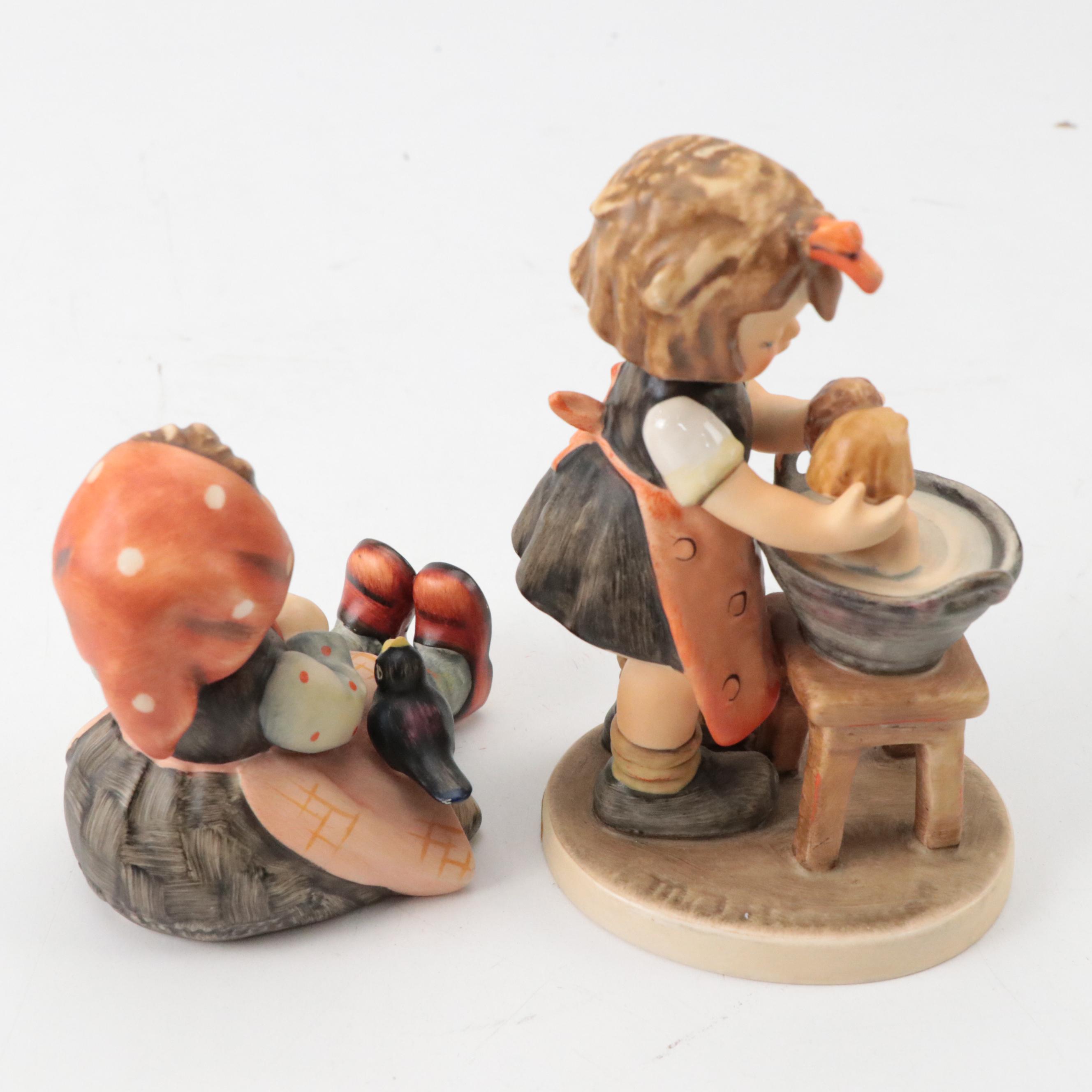 Goebel "School Girl," "Postman" and More Porcelain Hummel Figurines