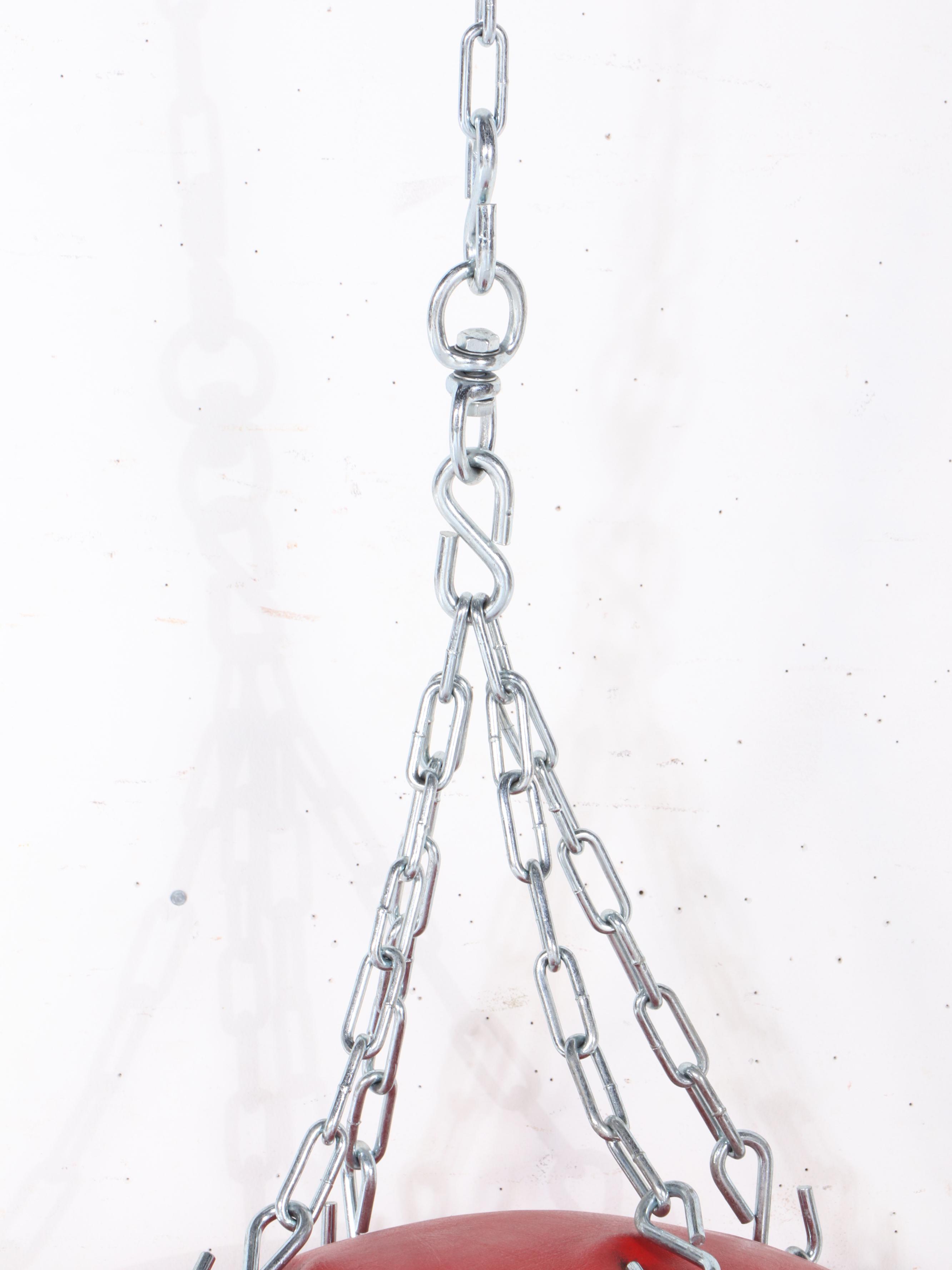 Everlast Red Punching Bag with Venum Boxing Gloves