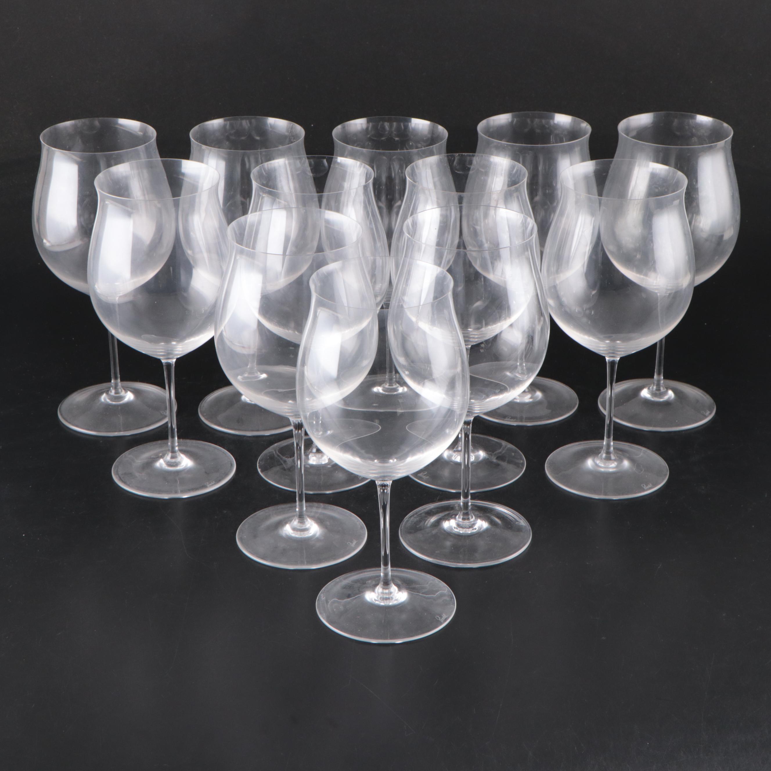 Riedel Crystal Flared Wine Glasses, Set of Twelve