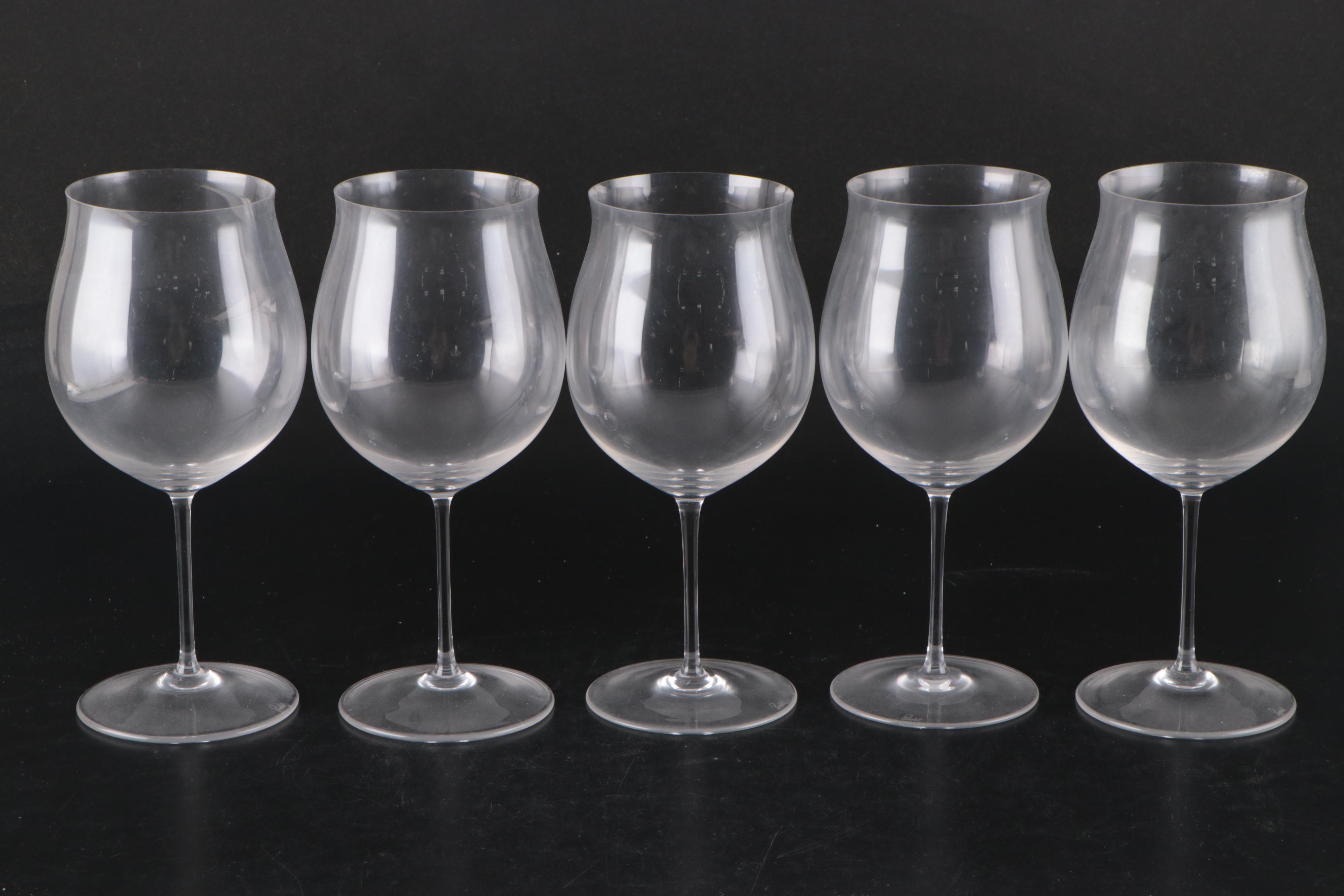 Riedel Crystal Flared Wine Glasses, Set of Twelve