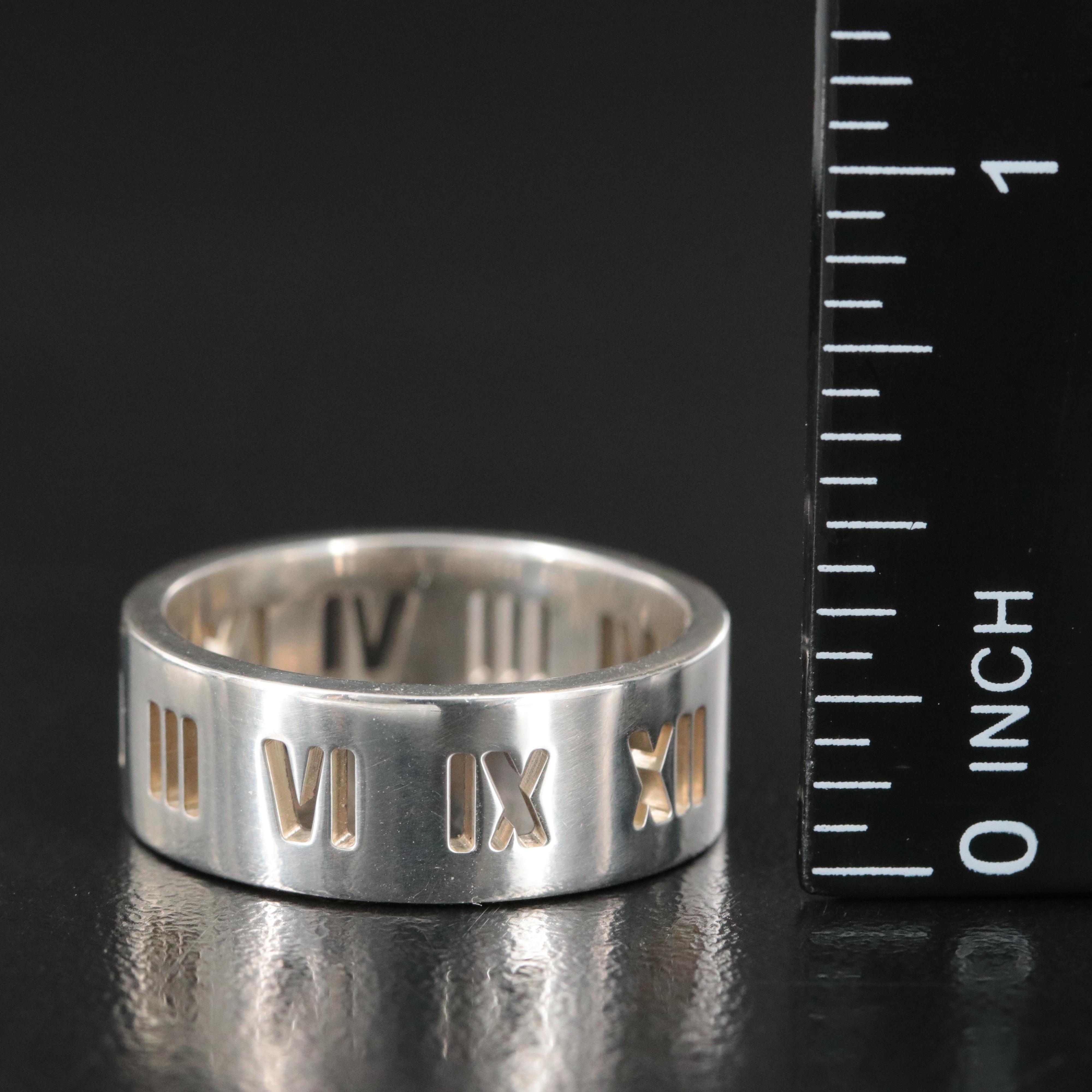 Tiffany & Co. Atlas Sterling Pierced Band Ring