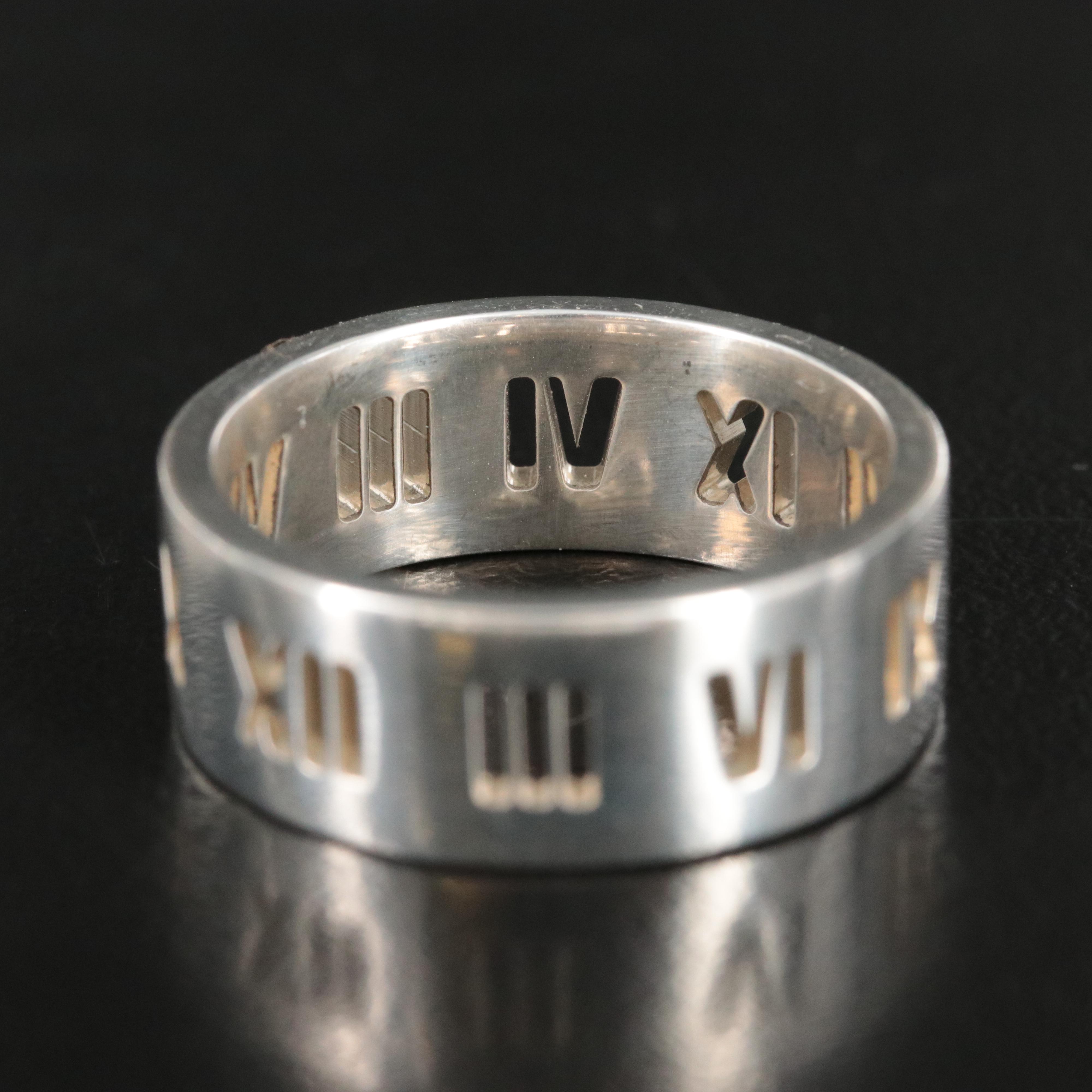 Tiffany & Co. Atlas Sterling Pierced Band Ring