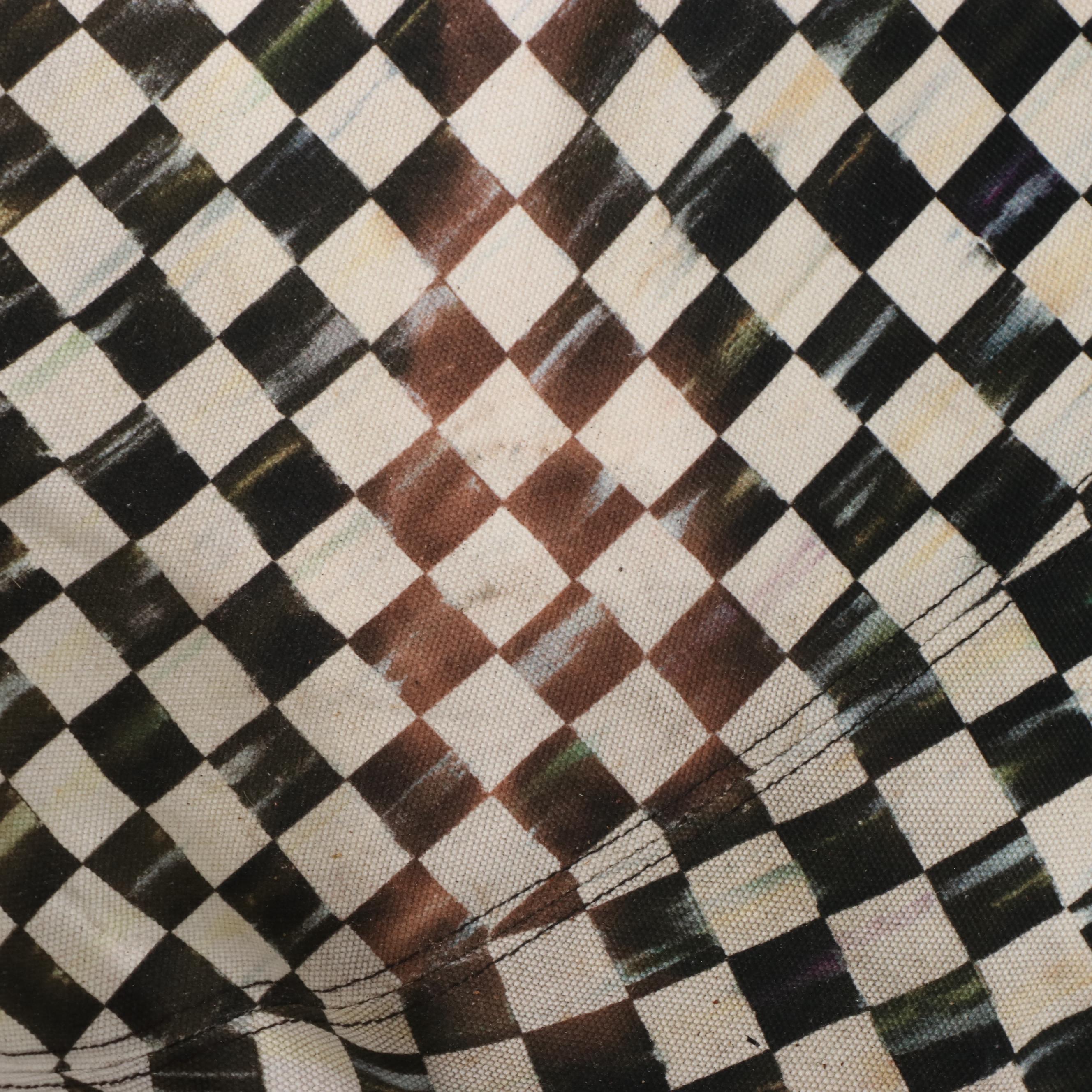 MacKenzie-Childs Courtly Check Butterfly Folding Chair