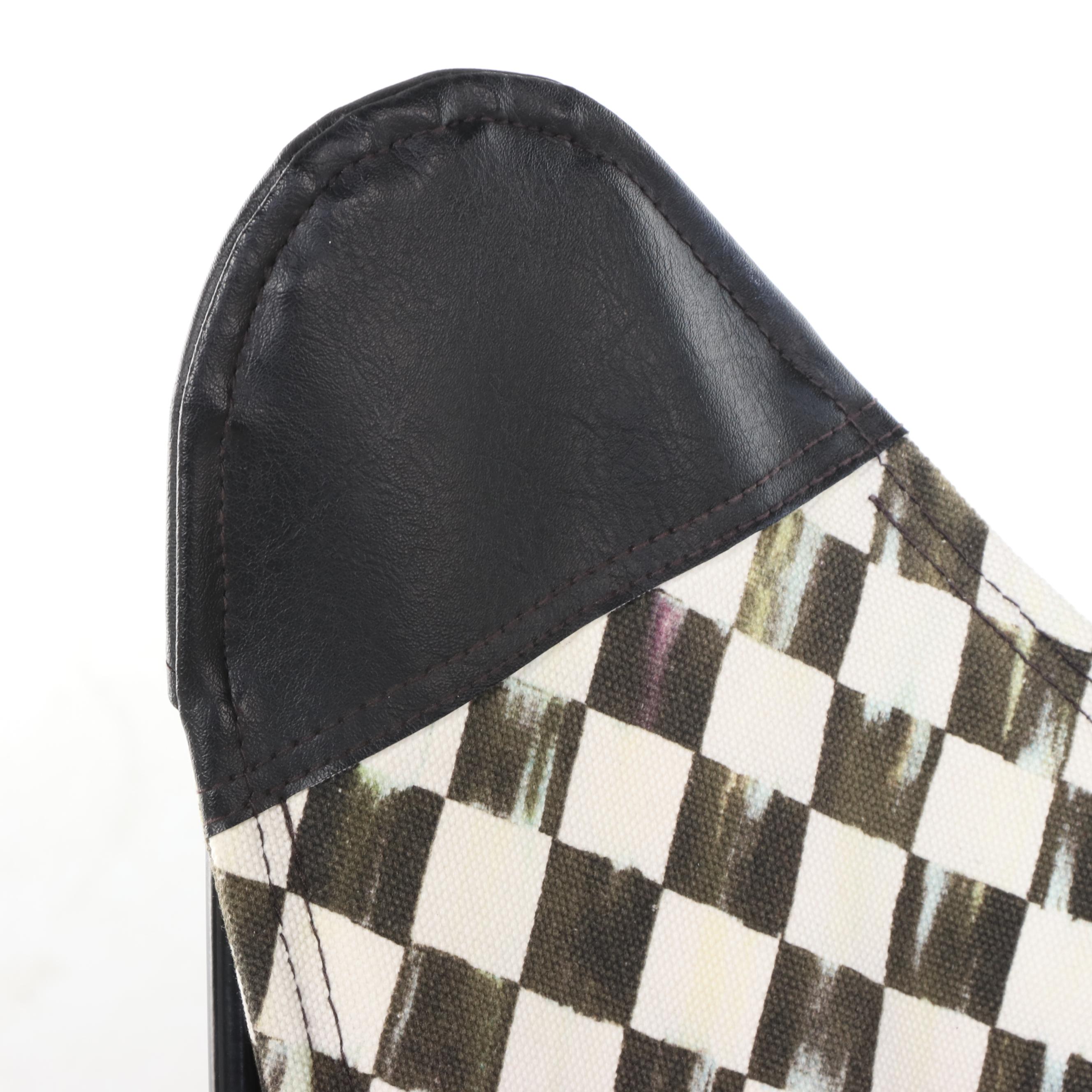 MacKenzie-Childs Courtly Check Butterfly Folding Chair