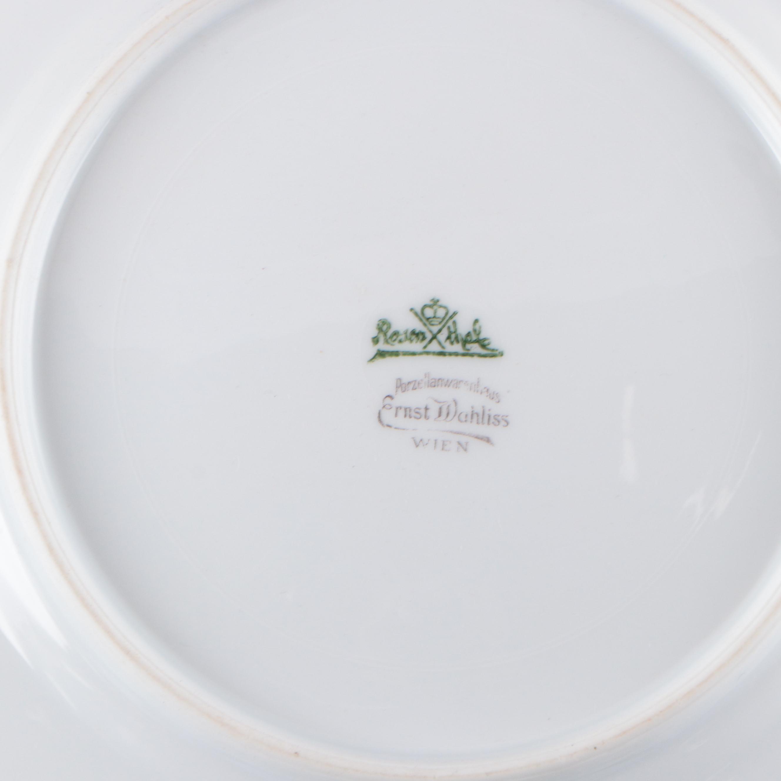 Rosenthal Porcelain Dinnerware, Early to Mid-20th Century