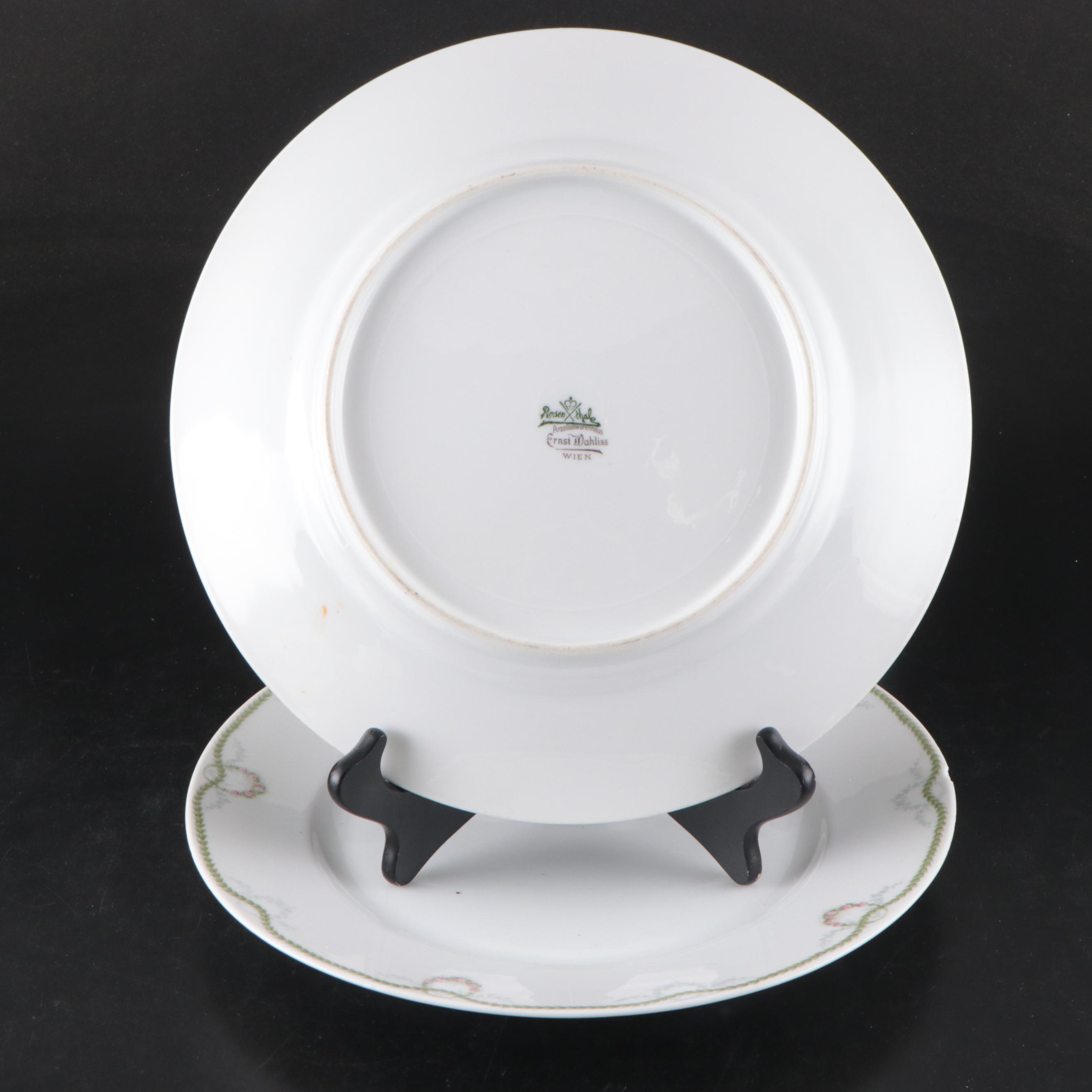 Rosenthal Porcelain Dinnerware, Early to Mid-20th Century