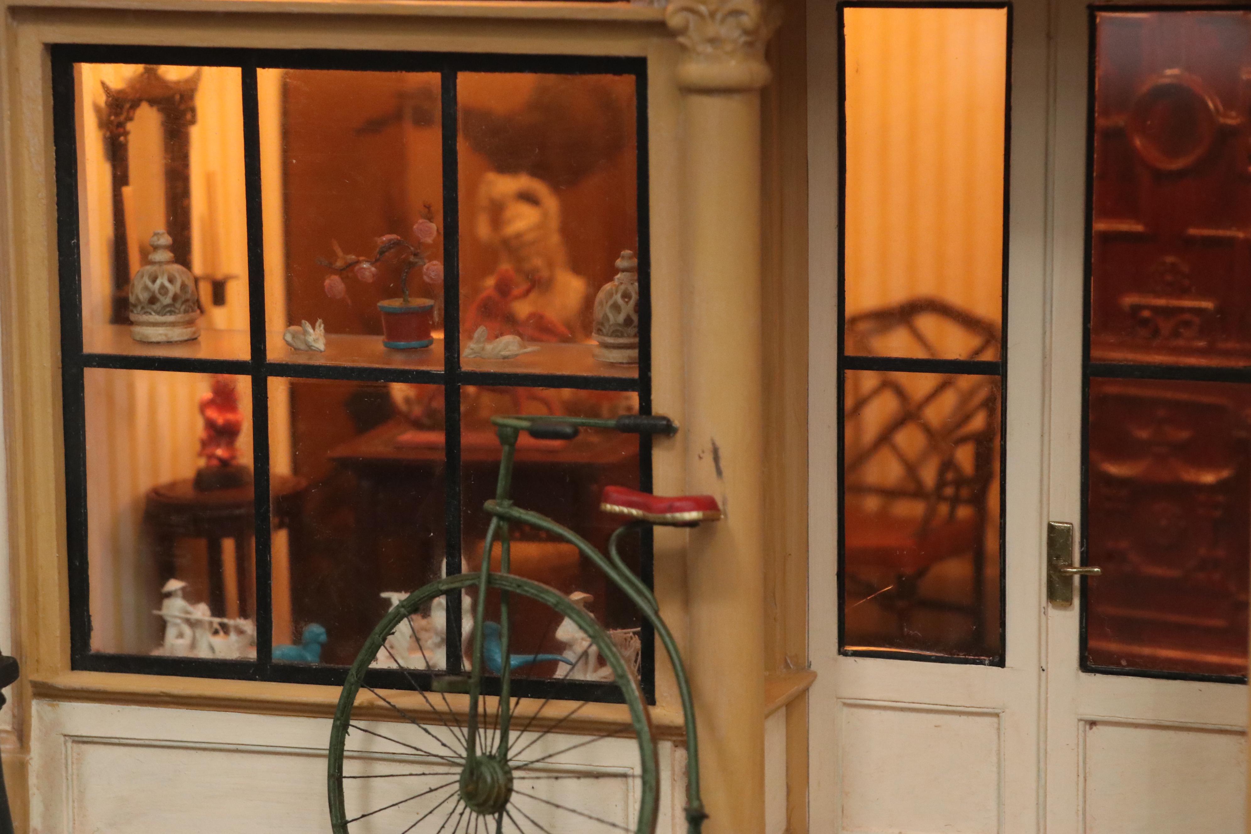 Eugene Kupjack Illuminating Diorama of Early 18th Century American Shop Front