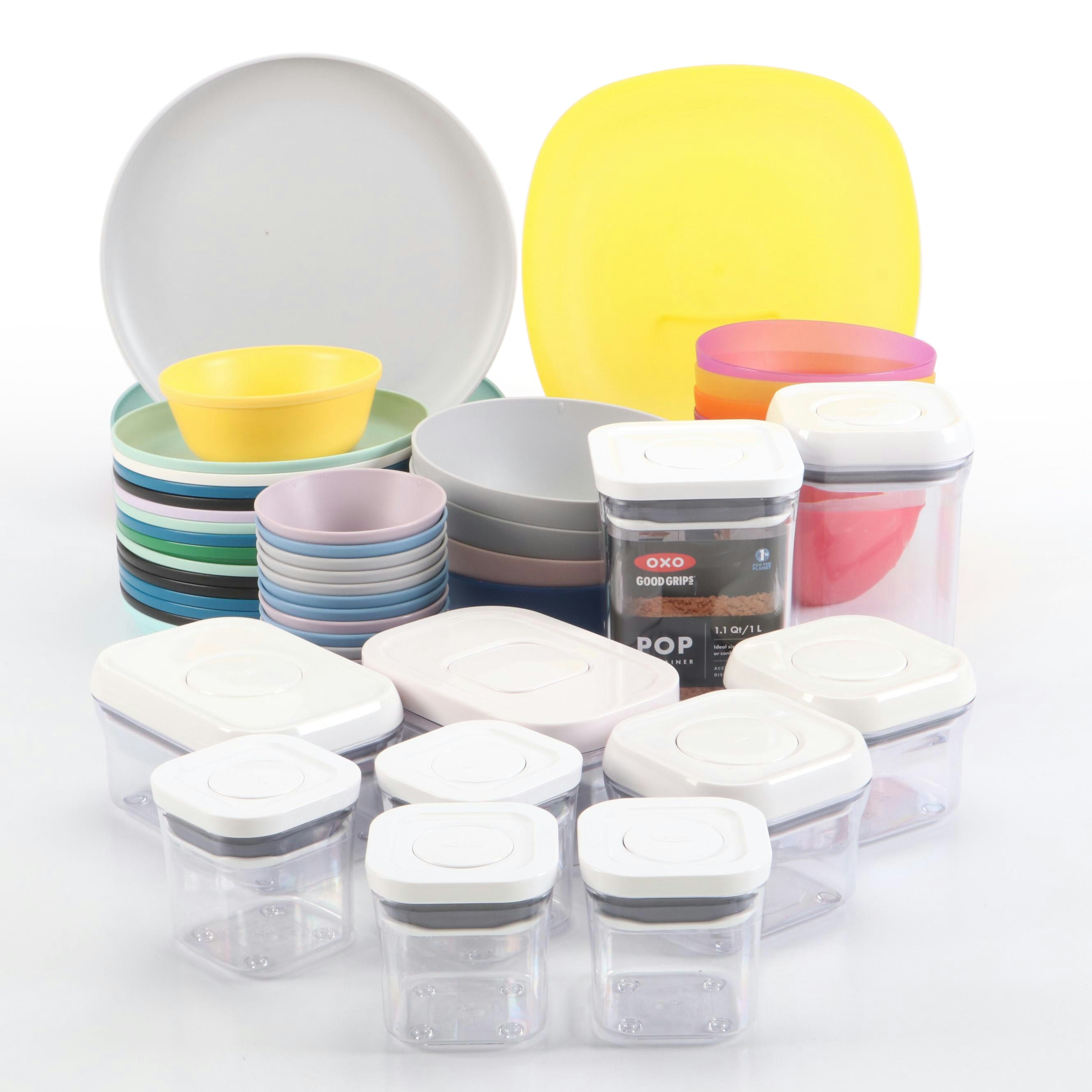 Oxo Plastic Containers with Other Plastic Dinnerware Everything But