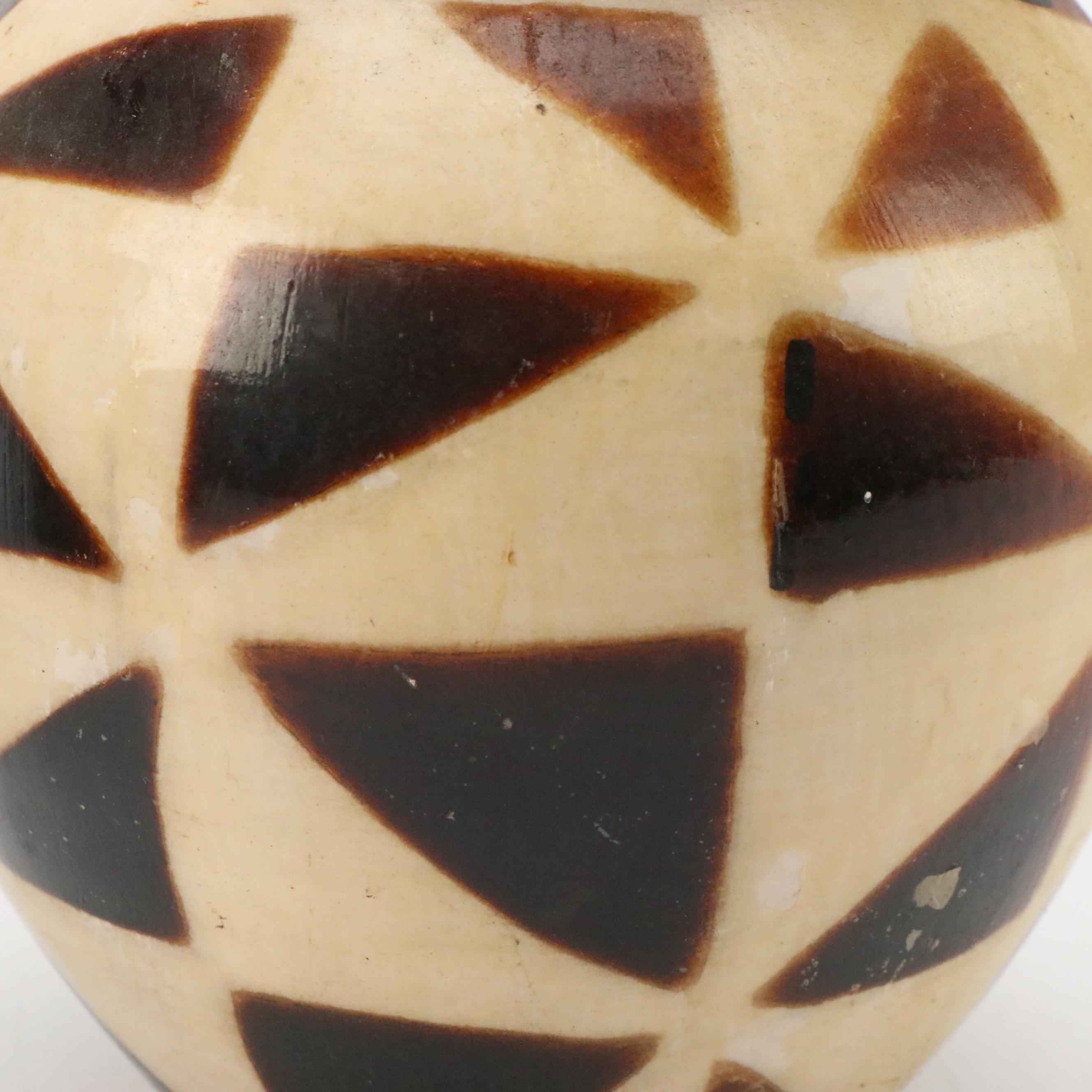 Peruvian Bowl with Other Central and South American Pottery Vases