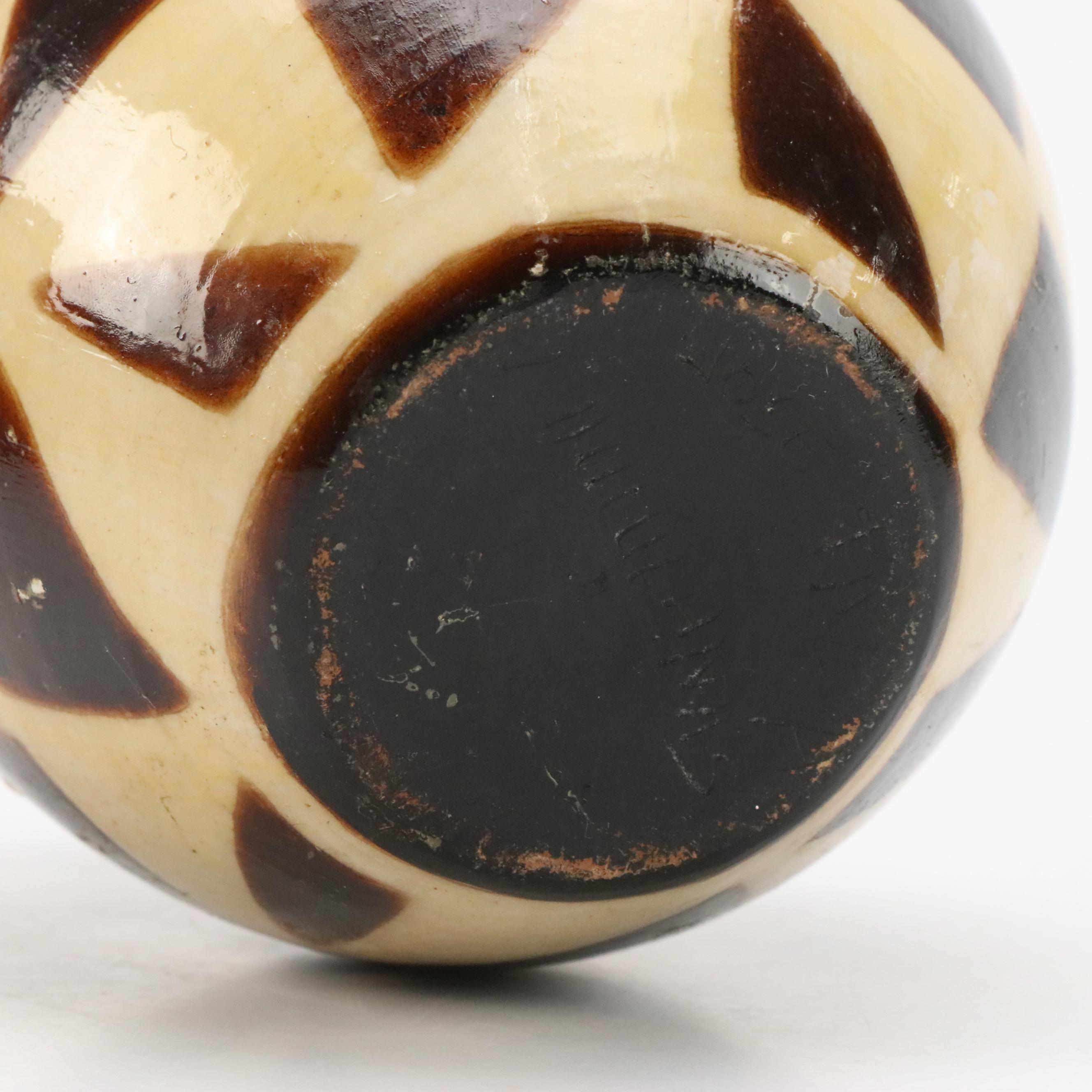 Peruvian Bowl with Other Central and South American Pottery Vases