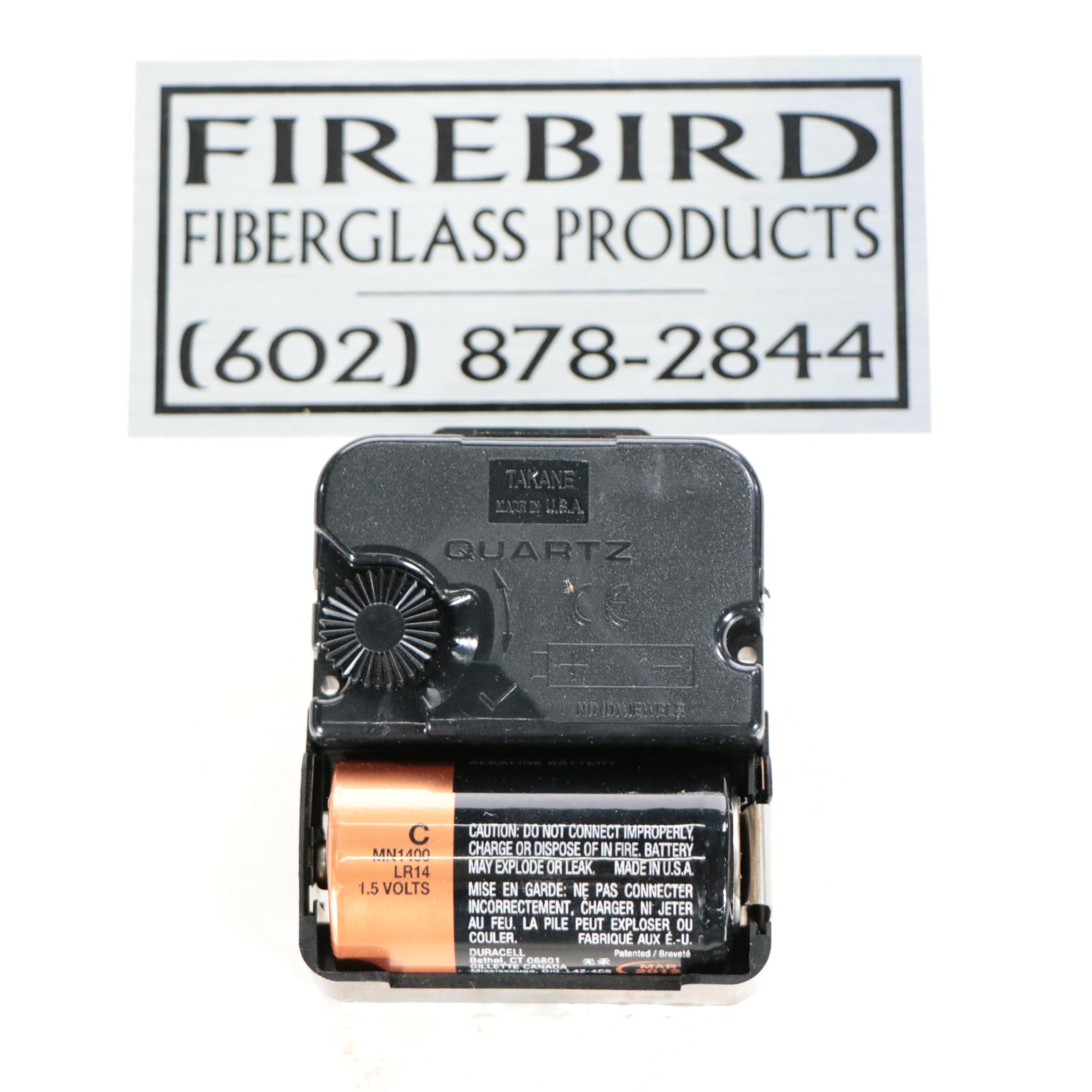 Firebird Fiberglass and Neon Goodyear Tire Novelty Wall Clock