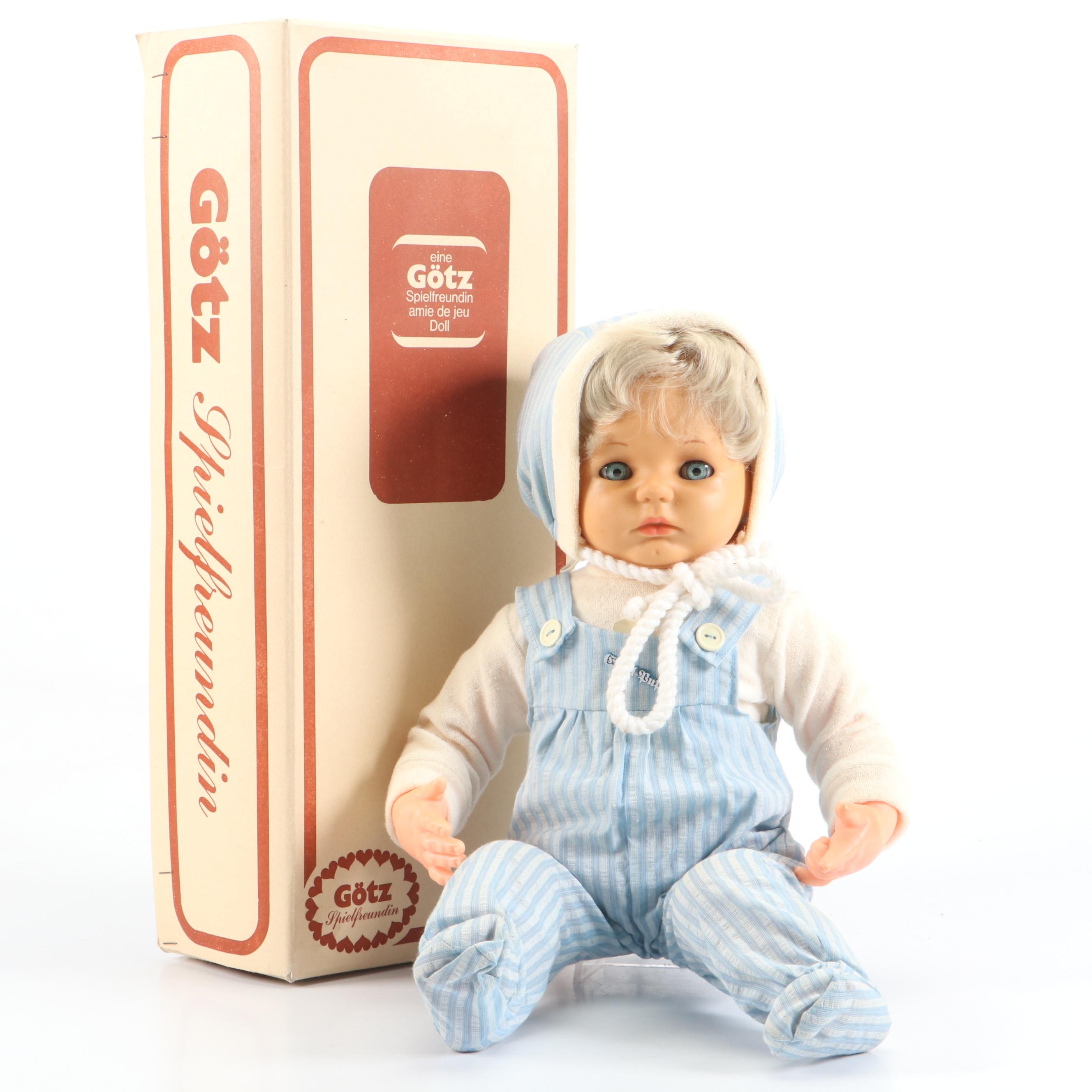 Gotz German Vinyl and Cloth Baby Doll