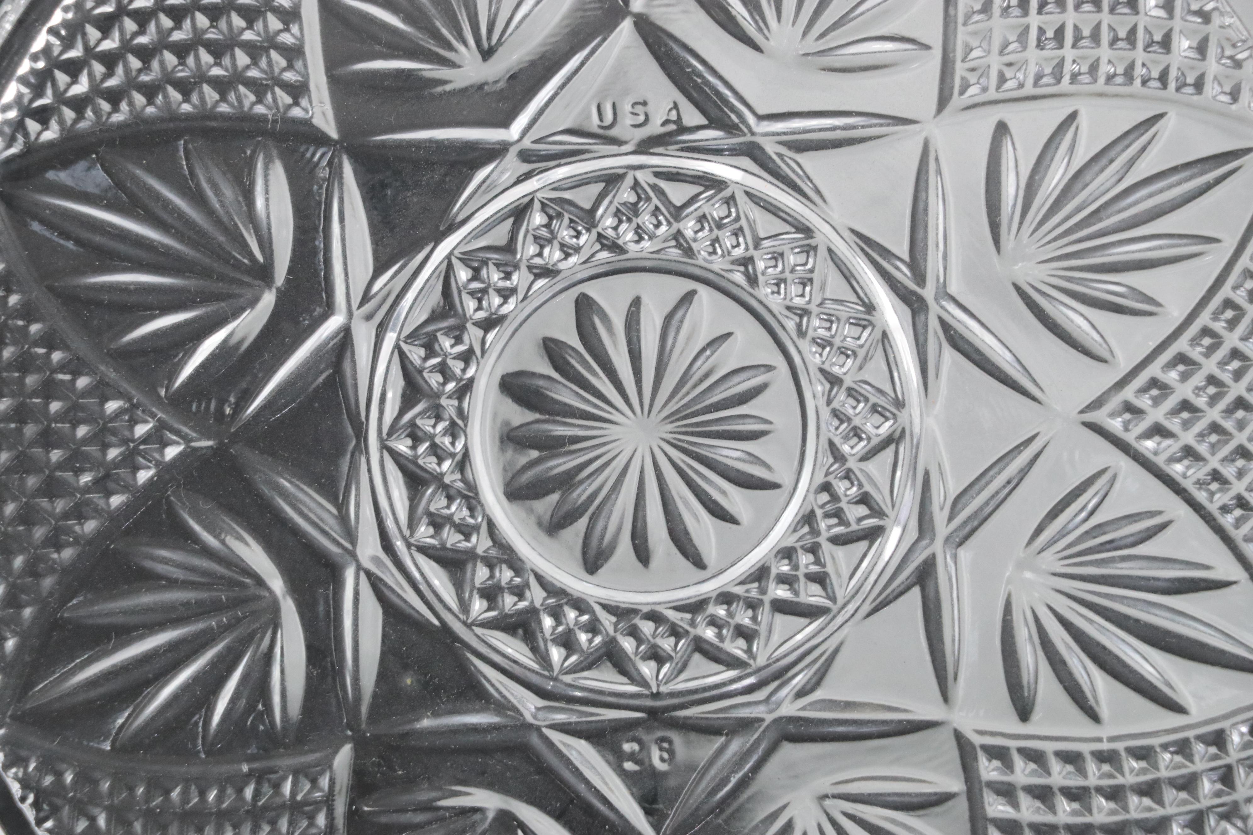 Cristal d'Arques-Durand "Antique" Plates and Mugs with "Longchamps" Glasses