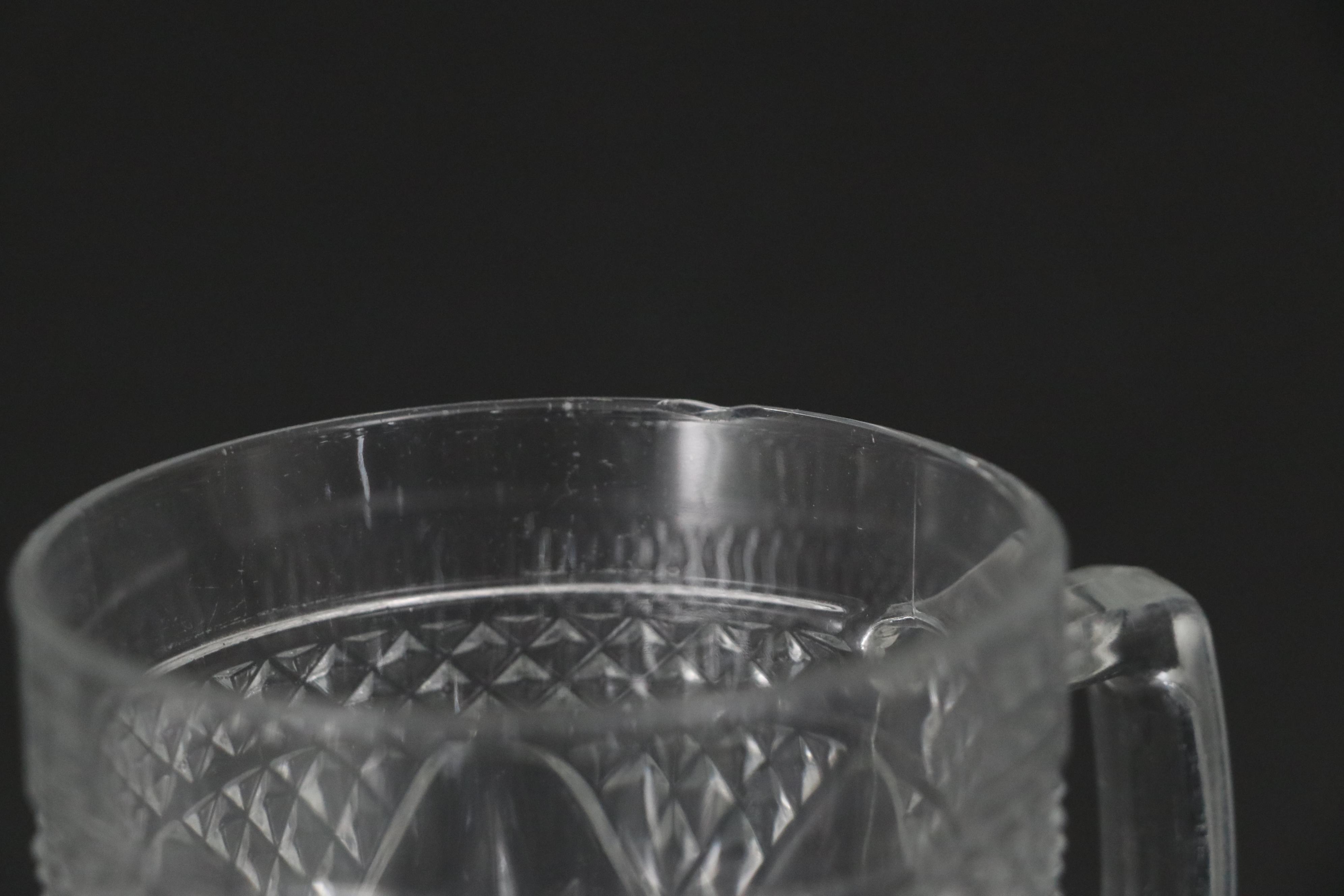 Cristal d'Arques-Durand "Antique" Plates and Mugs with "Longchamps" Glasses