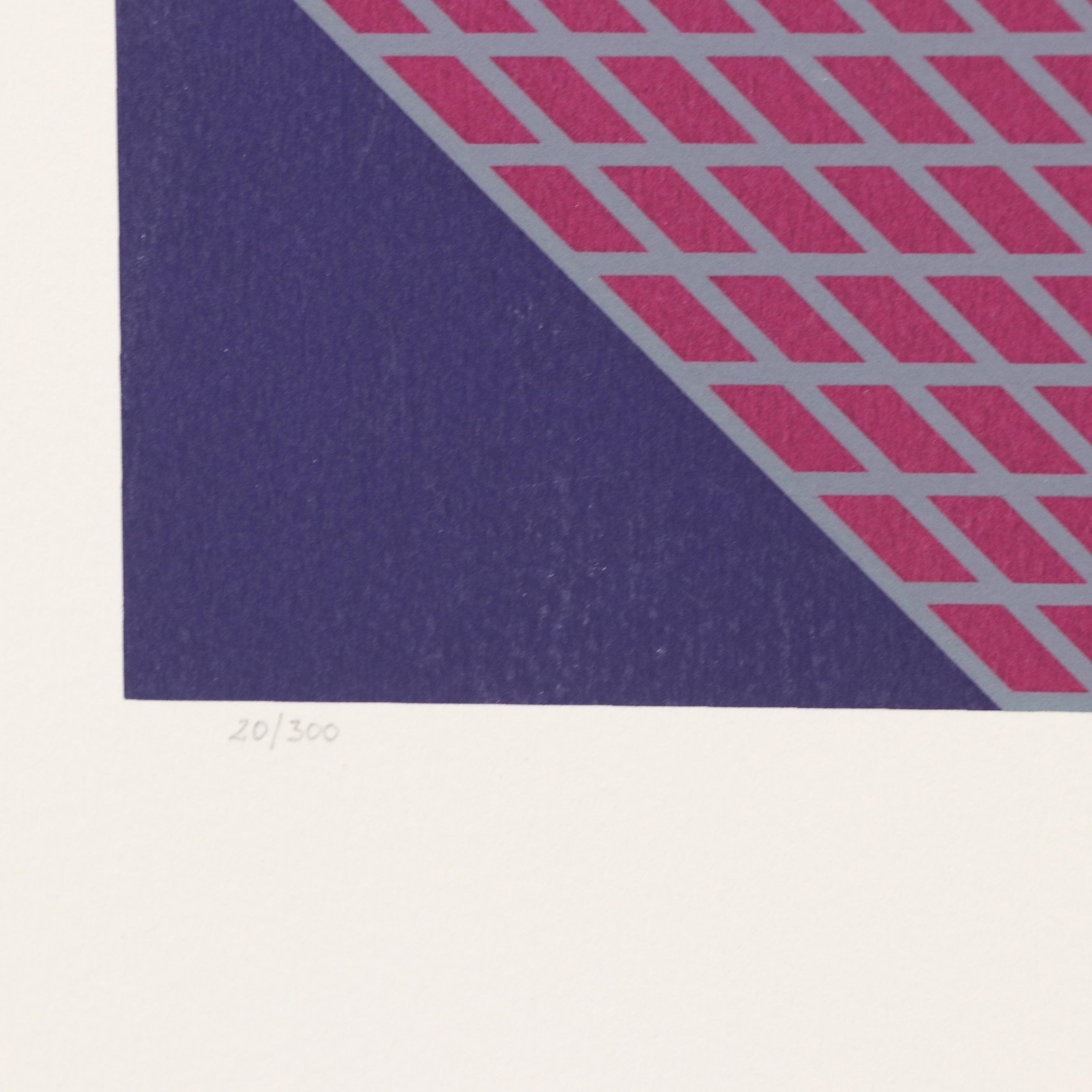 Victor Vasarely Op Art Serigraph