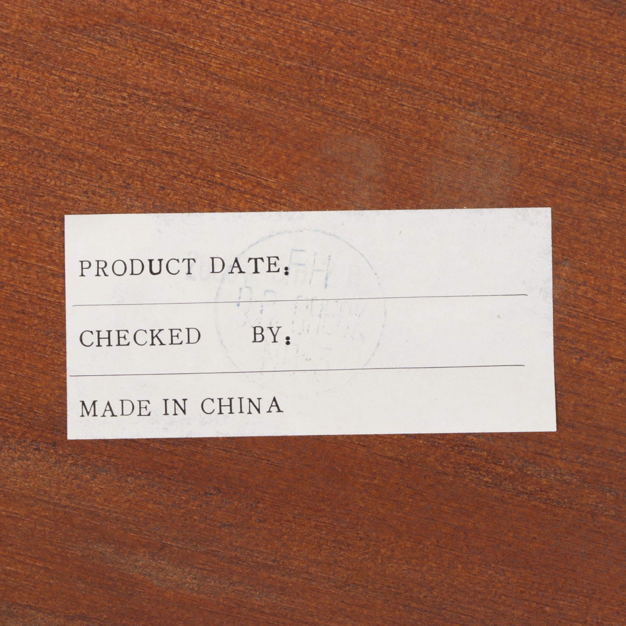 Hooker Furniture "Seven Seas" Hardwood Bureau Plat and Faux-Leather Armchair