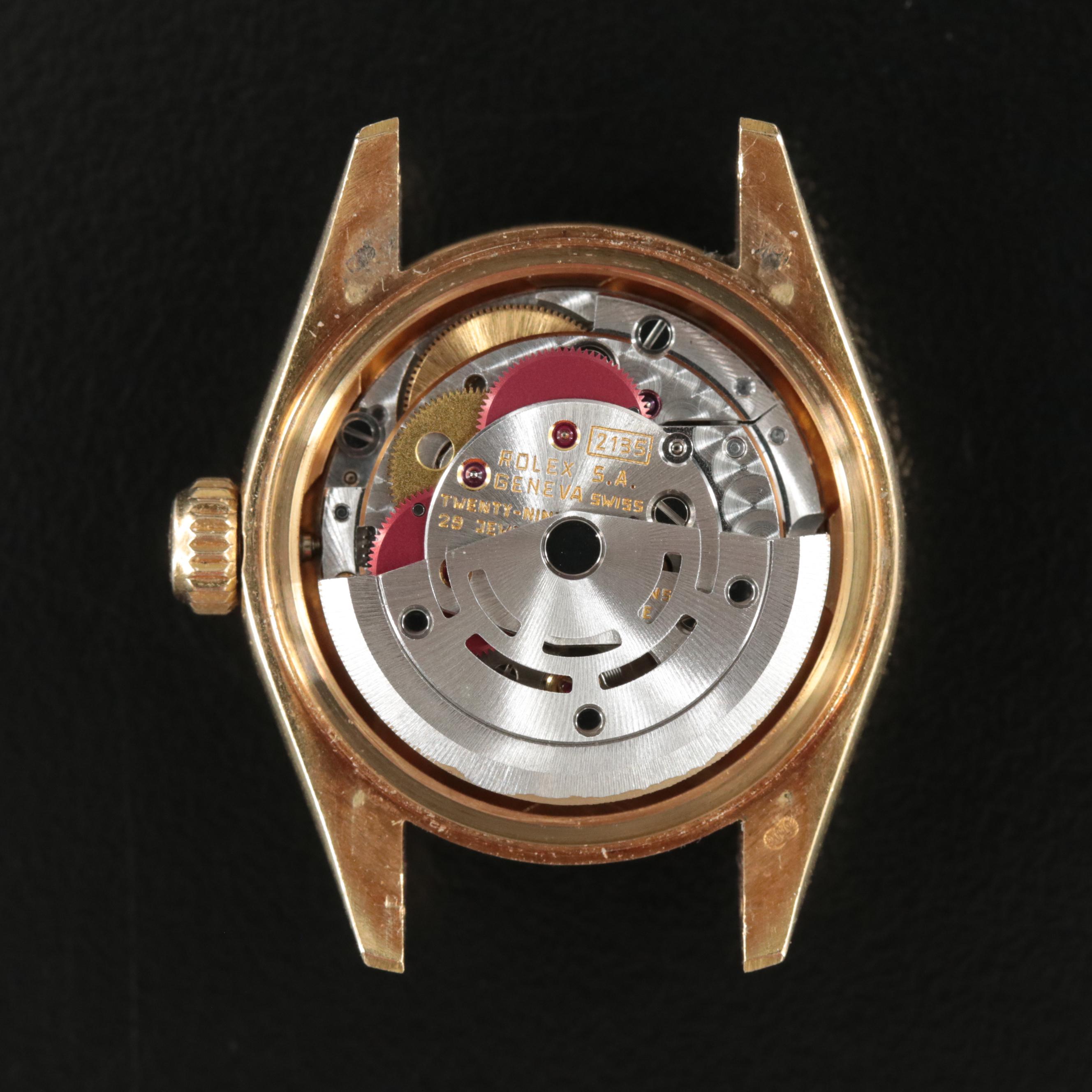 1989 Rolex Datejust Tapestry Dial, President Band Watch