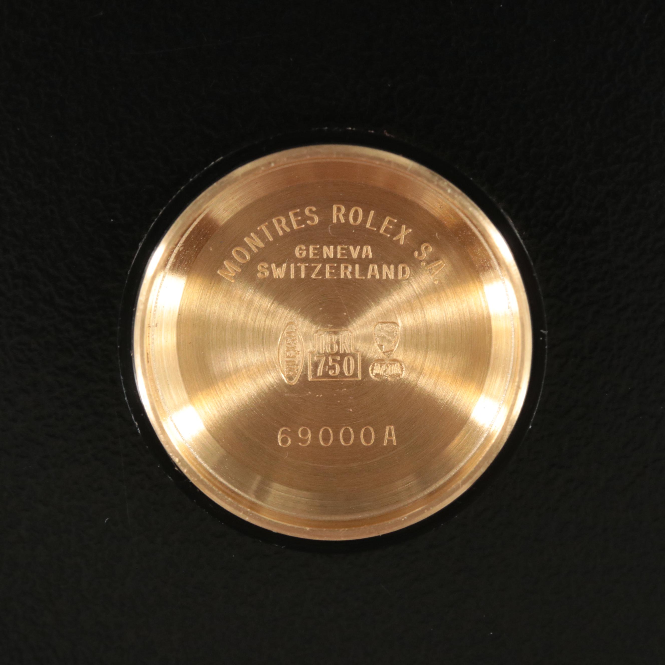 1989 Rolex Datejust Tapestry Dial, President Band Watch