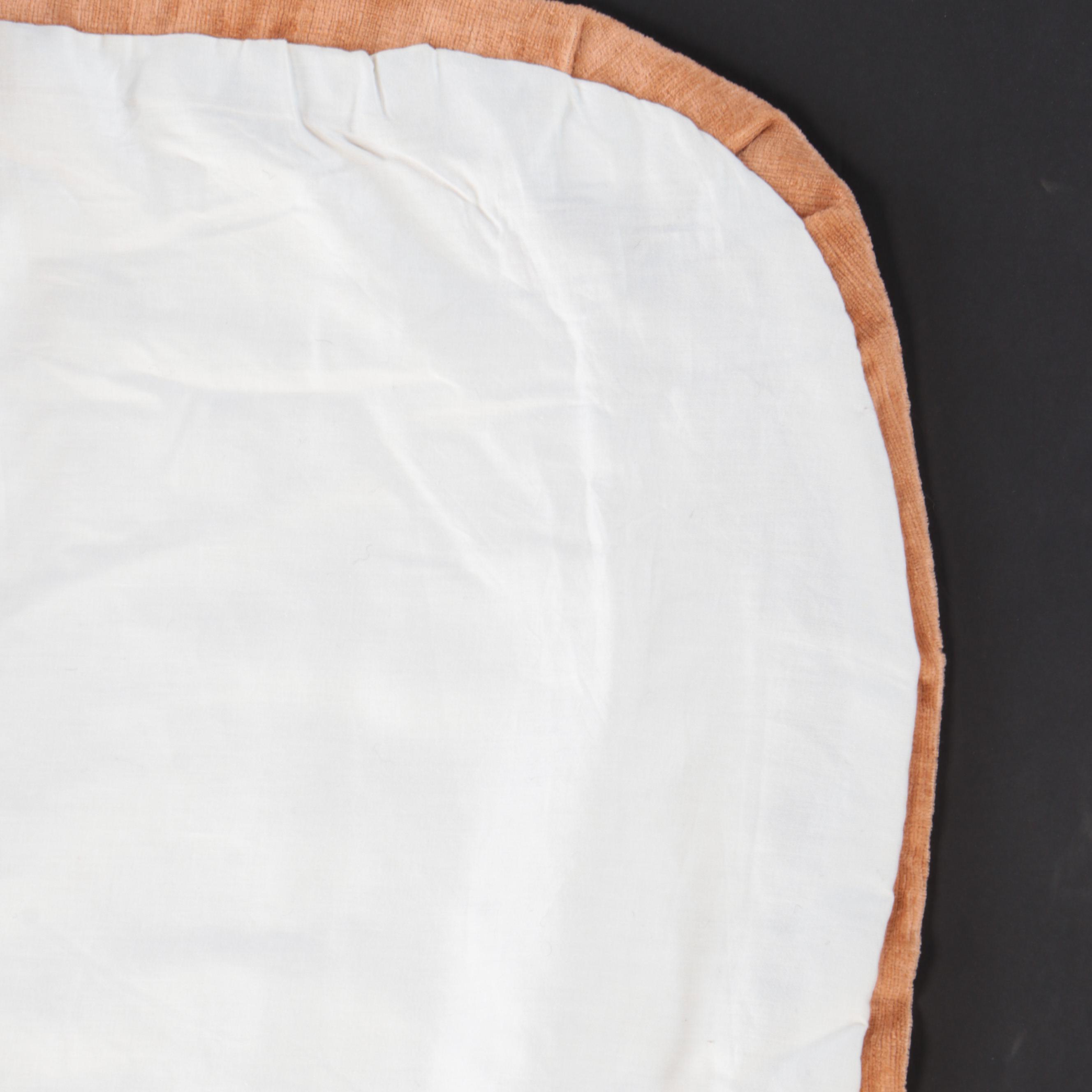 Velveteen Furniture Cover with Soutache Trim