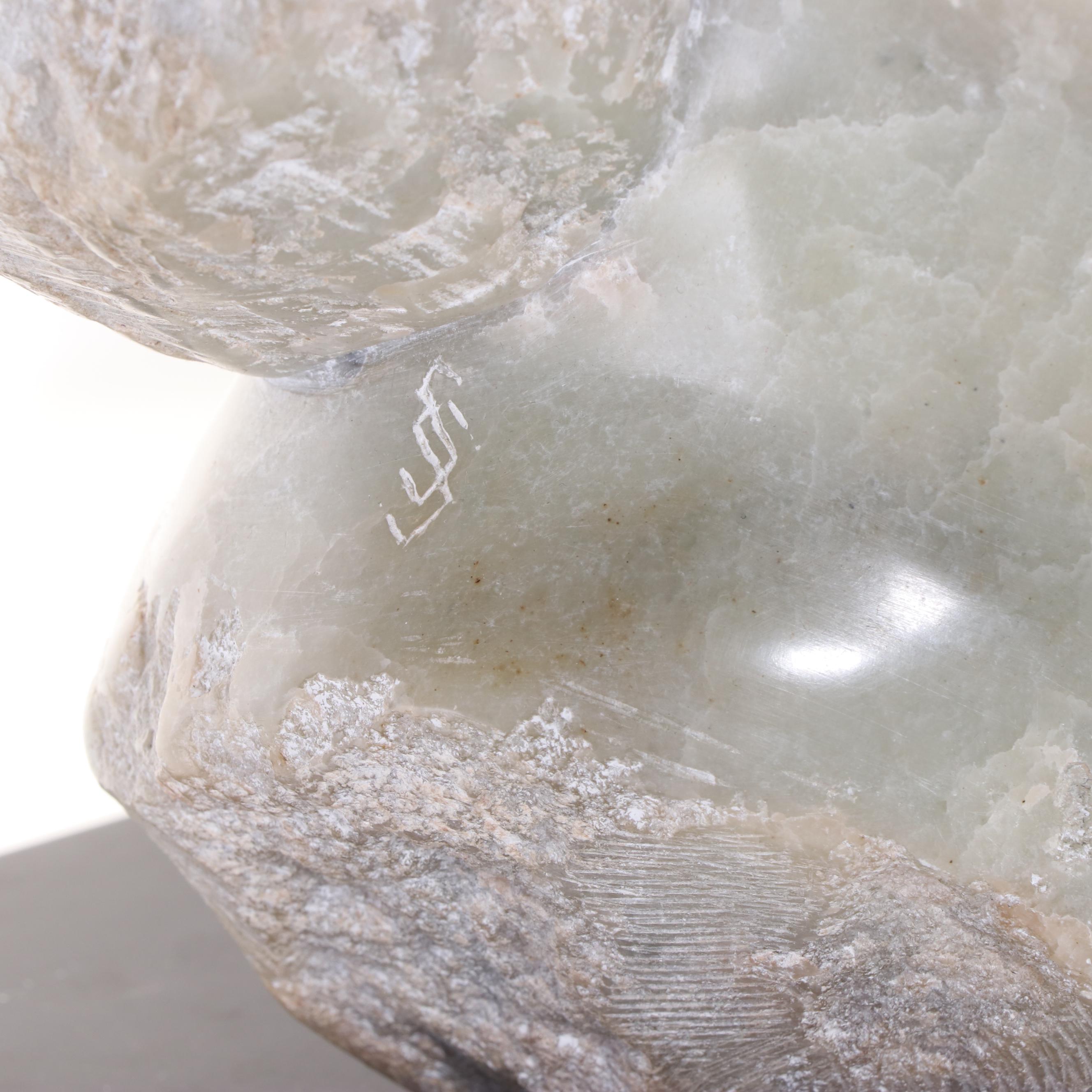 S. Shire Carved Stone Bust