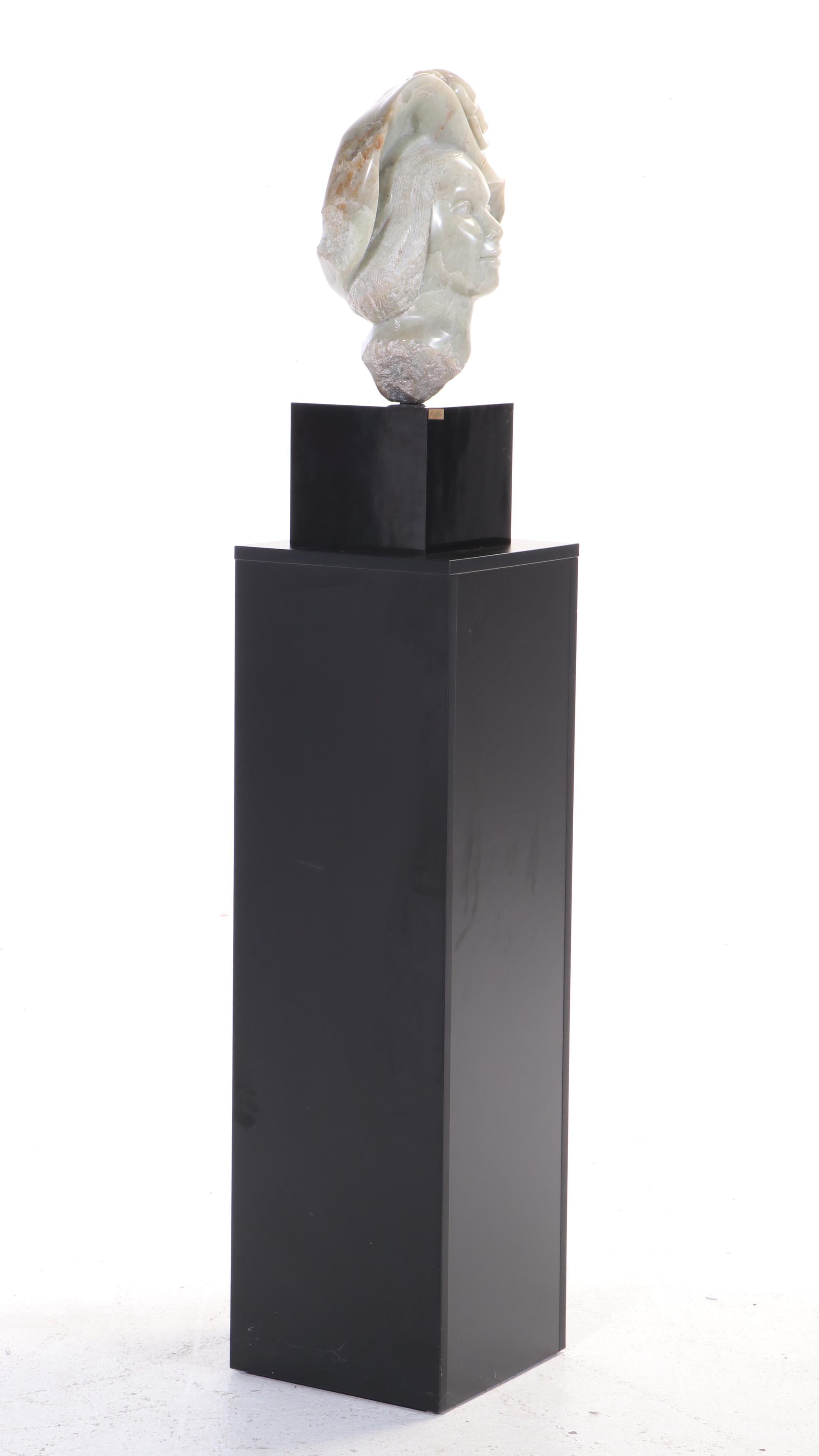 S. Shire Carved Stone Bust