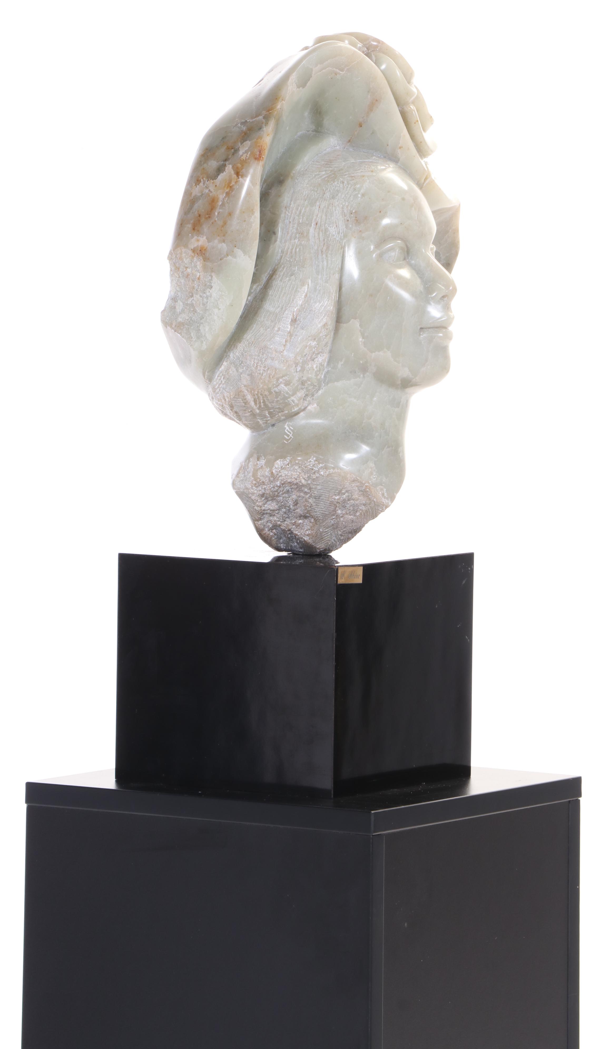 S. Shire Carved Stone Bust