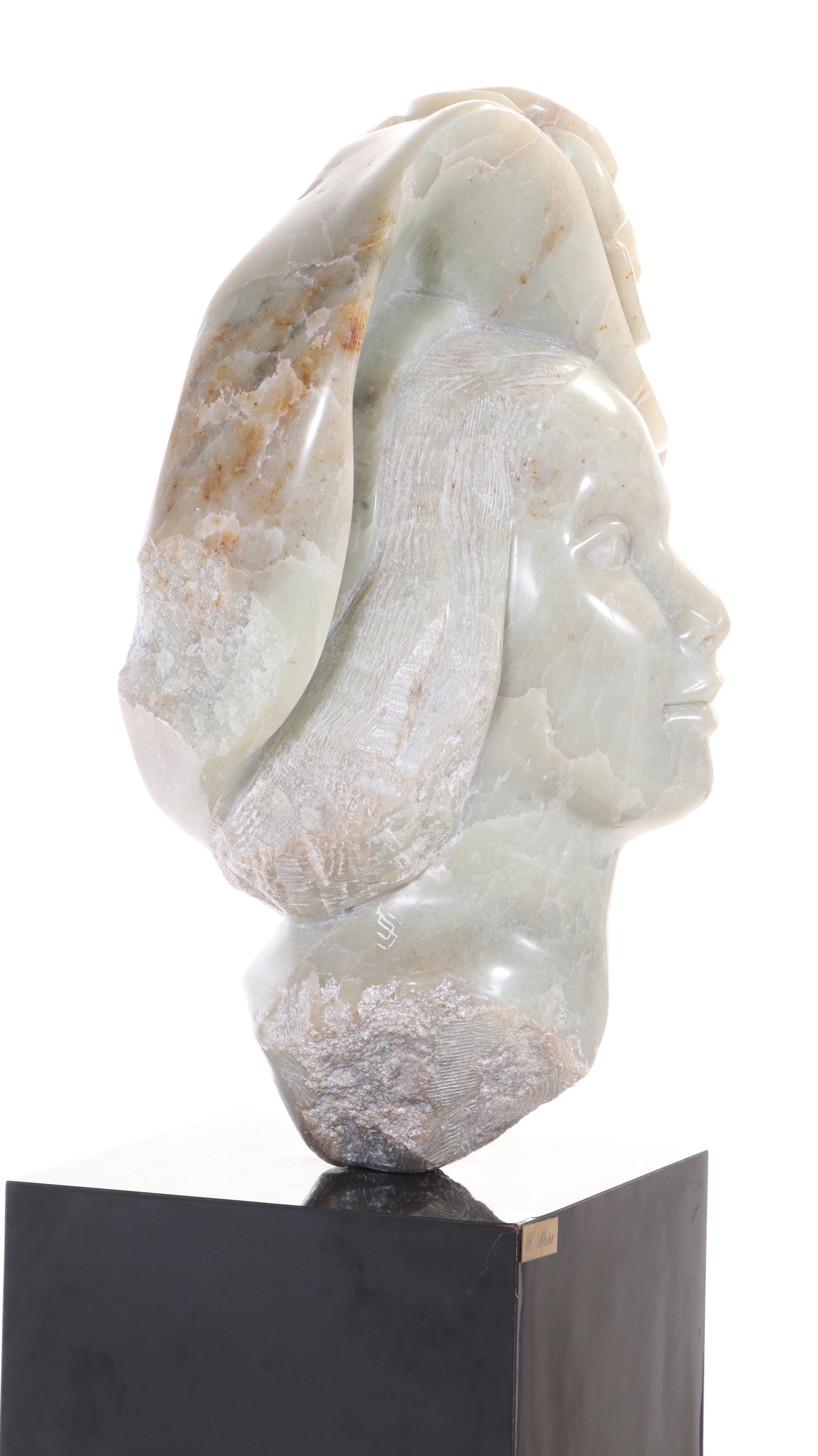 S. Shire Carved Stone Bust