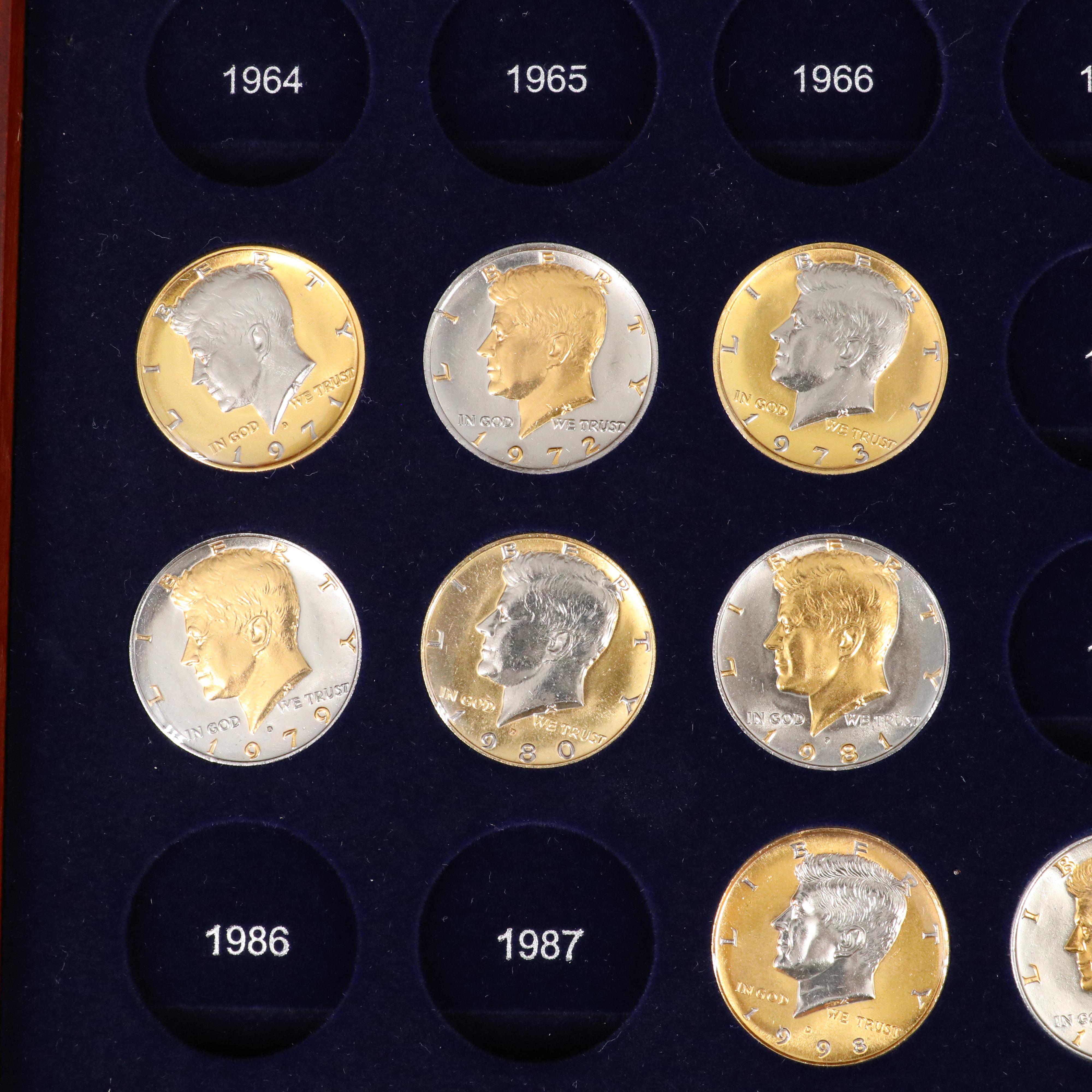 Proof Presidential Dollars and Gold/Platinum Plated Kennedy Half Dollars