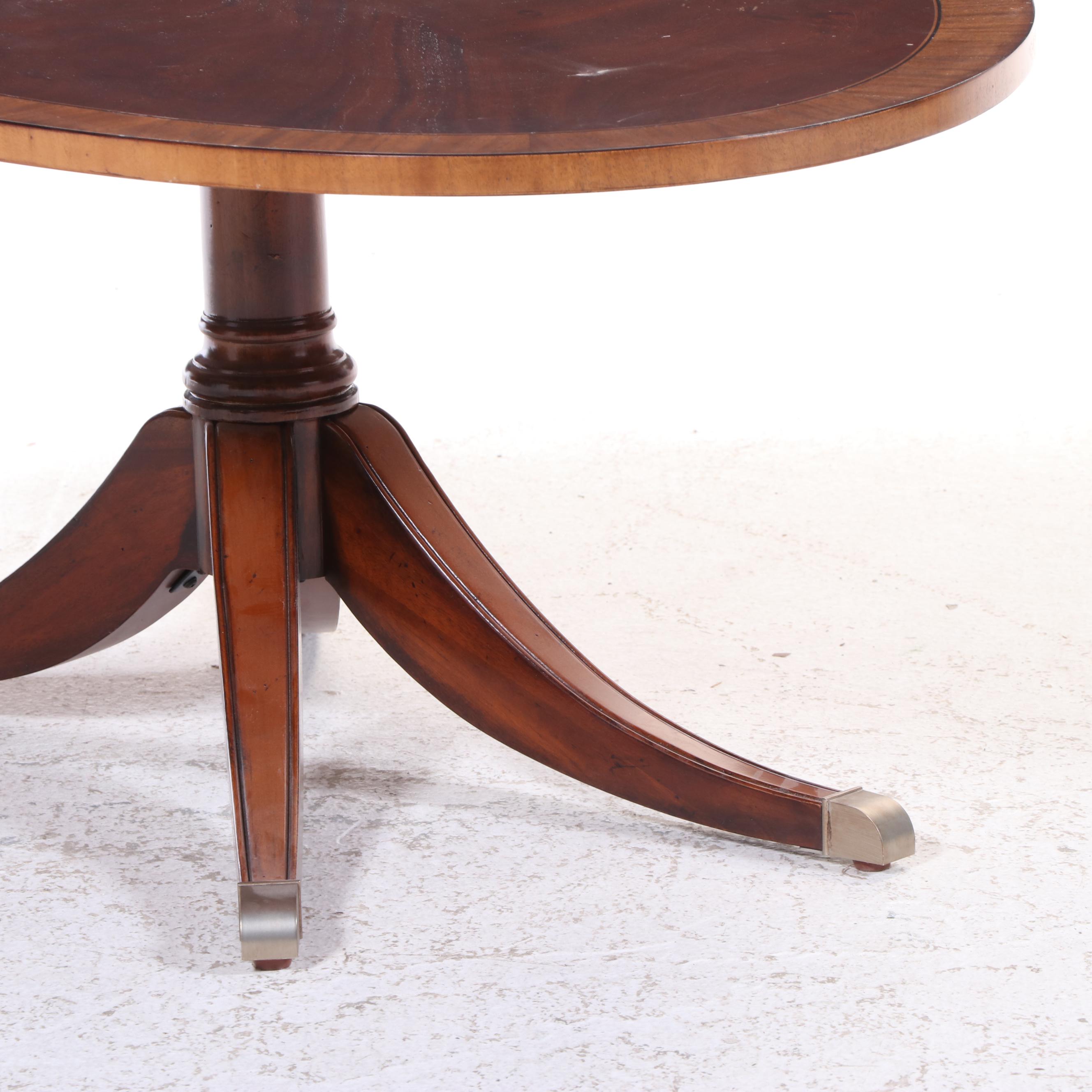 Ethan Allen "Thornton" Flame Mahogany and Crossbanded Coffee Table