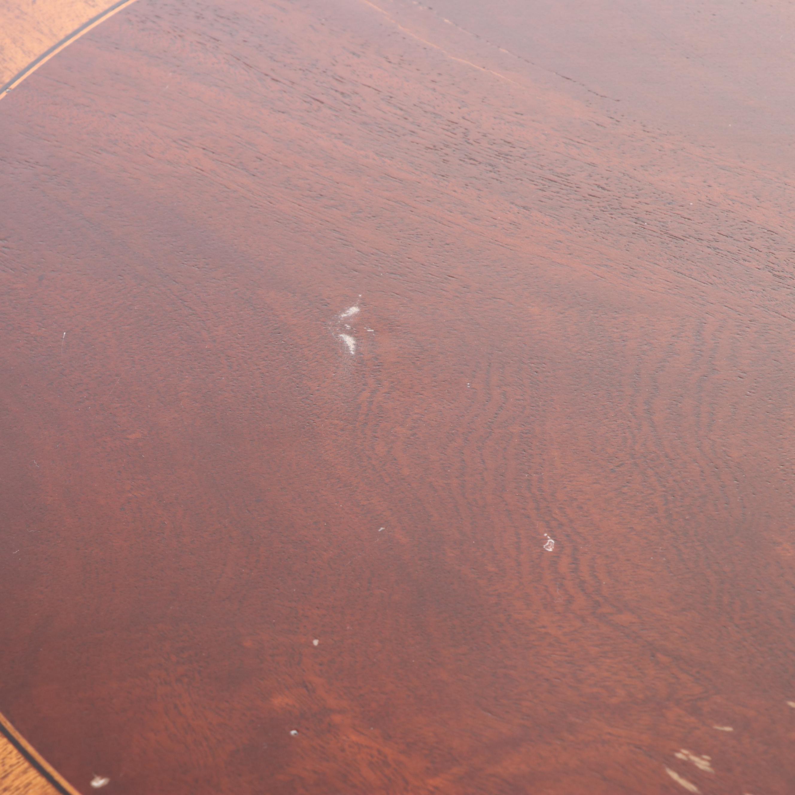 Ethan Allen "Thornton" Flame Mahogany and Crossbanded Coffee Table